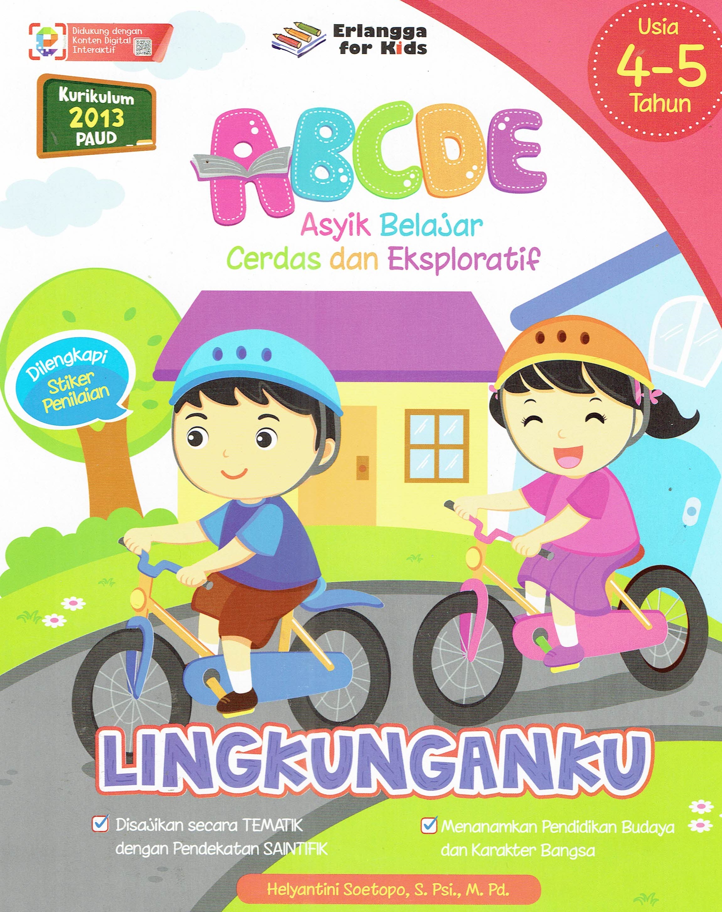 Sampul ABCDE Asyik Belajar Cerdas dan Eksploratif :  Lingkungan / Editor: Riony Anastasya