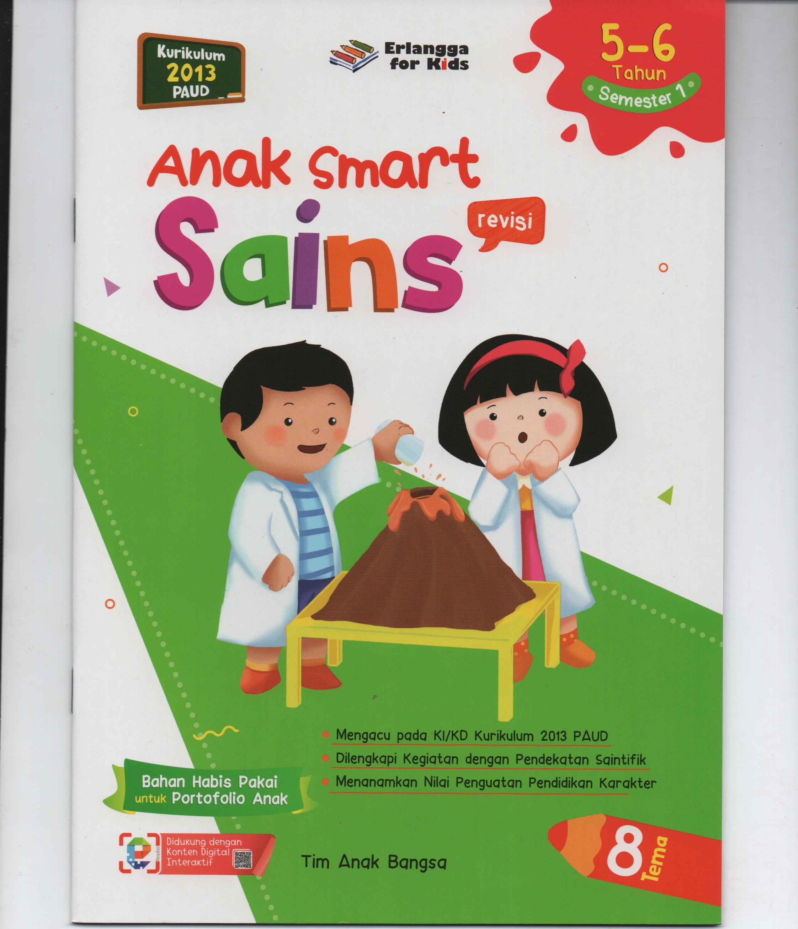 Sampul Anak Smart Usia 5-6 Tahun Semester 1 : Sains / Tim Anak Bangsa