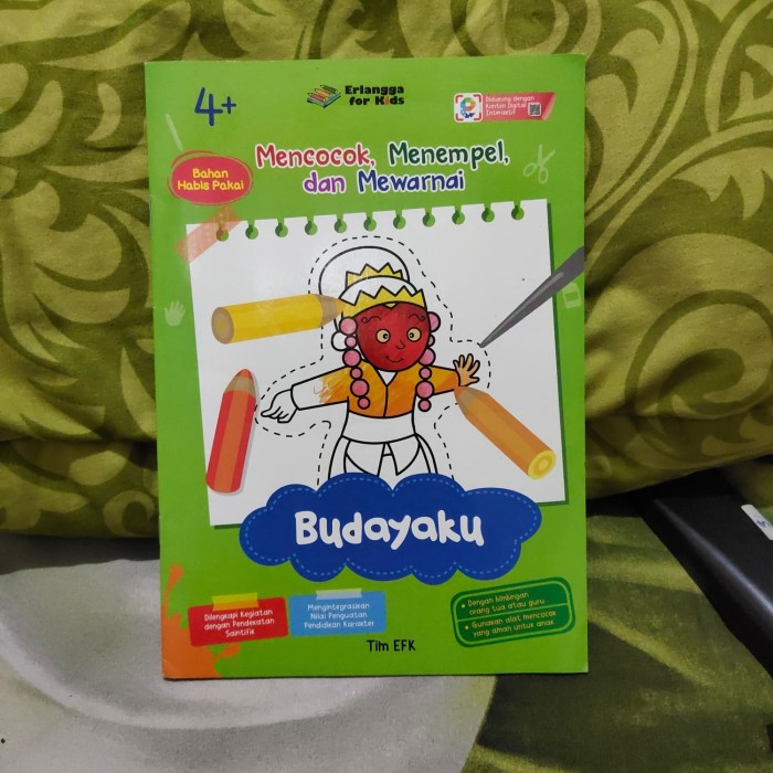 Sampul Mencocok, Menempel, dan Mewarnai (4+) : Budayaku / Tim EFK