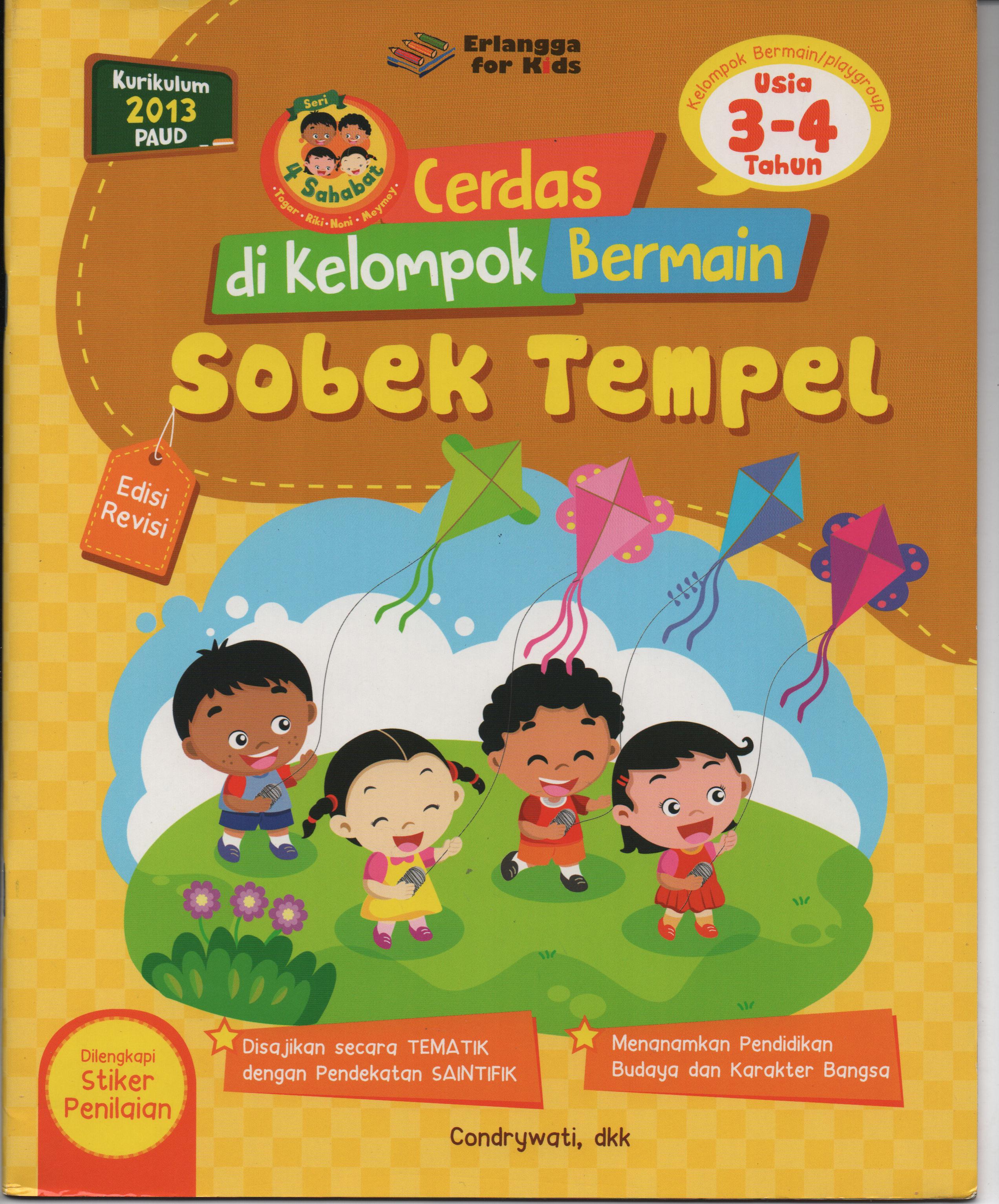 Sampul Cerdas di Kelompok Bermain :  Sobek Tempel / Editor: Guruh Anugrah Pradana Putra, Hiko Erlina, Nokky Panji W