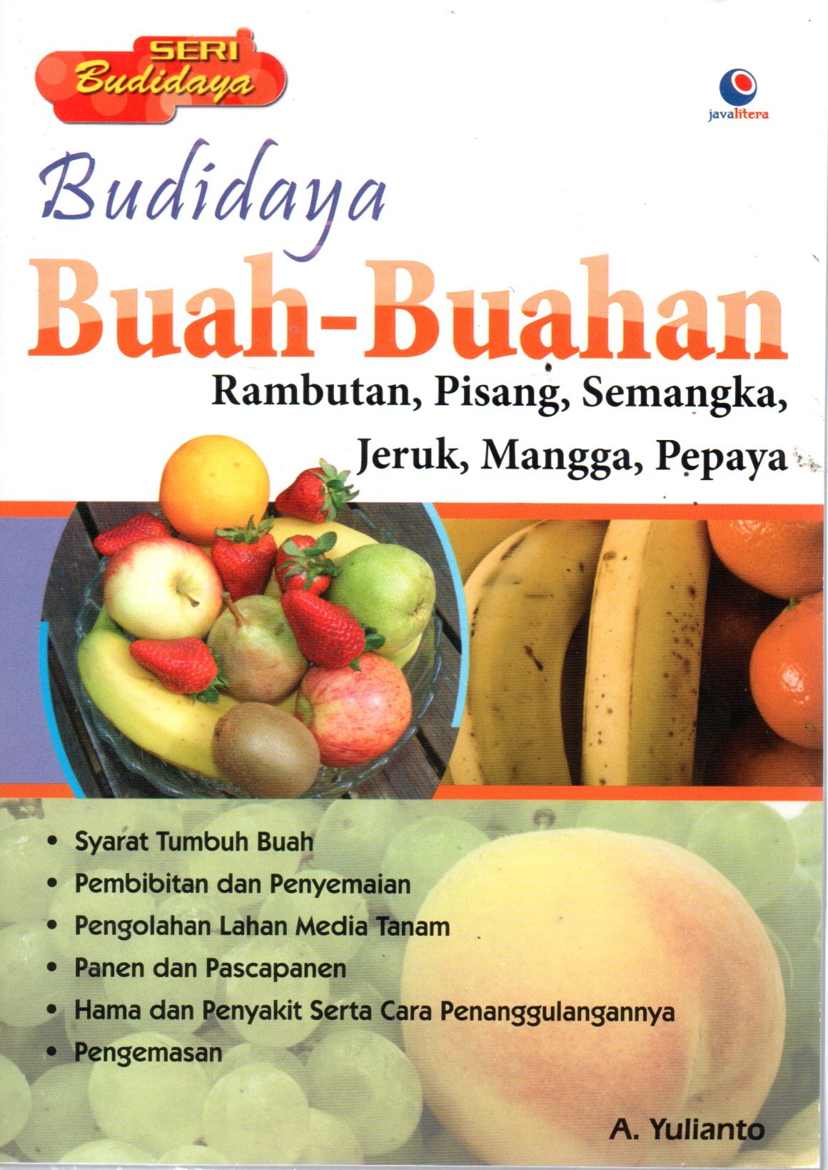 Sampul Budidaya Buah-Buahan :  Rambutan, Pisang, Semangka, Jeruk, Mangga, Pepaya / Penyunting: Chrisna Farmadiani