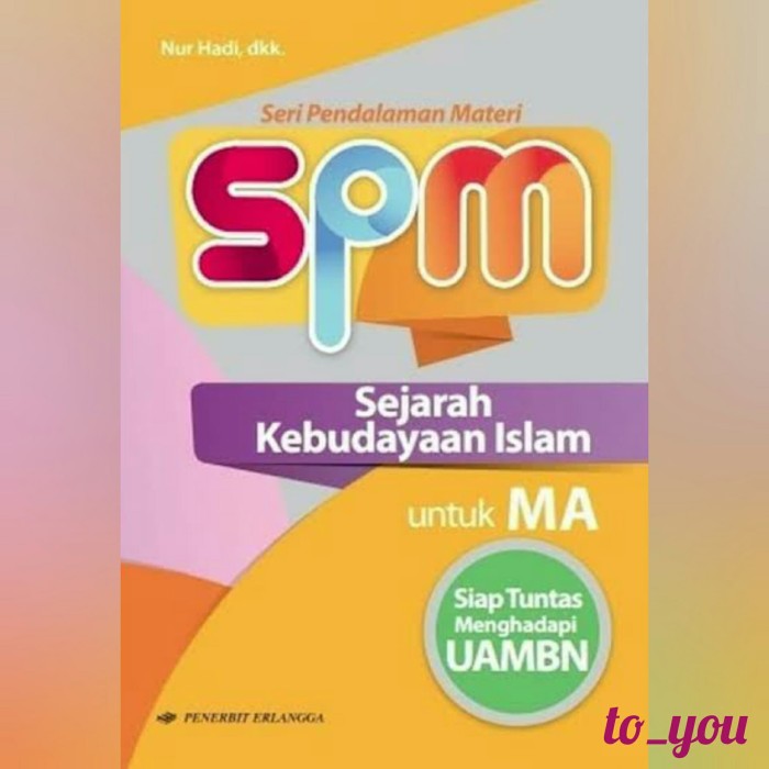 Sampul Seri Pendalaman Materi Sejarah Kebudayaan Islam : Untuk MA / Nur Hadi