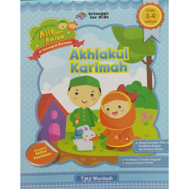 Sampul Akhlakul Karimah Usia 3-4 Tahun :  - / T jitji Wartisah