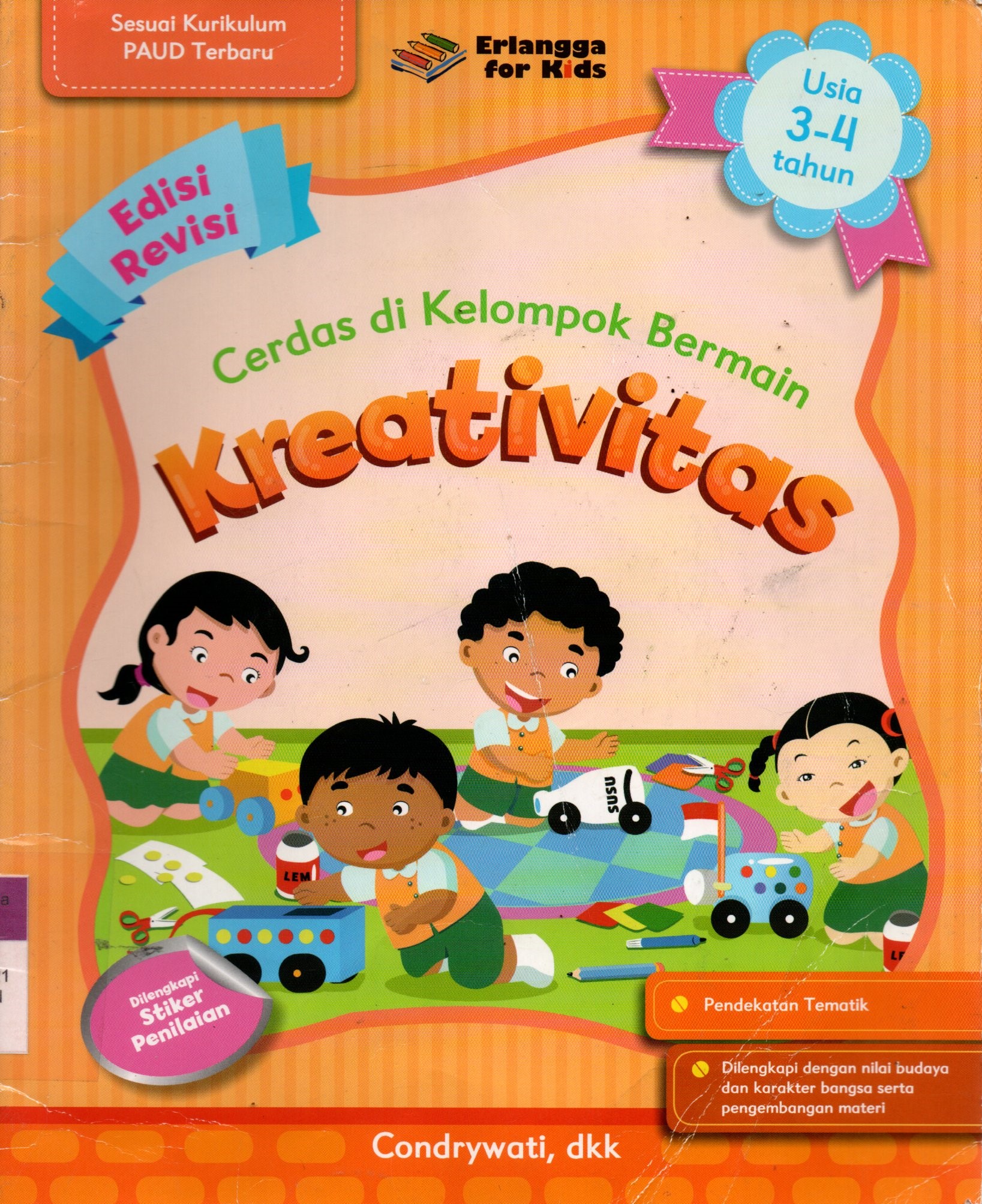 Sampul Cerdas di Kelompok Bermain Usia 3-4 Tahun :  Kreativitas