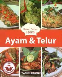 Sampul Resep Dapur Esensi Ayam & Telur / Tabularasa