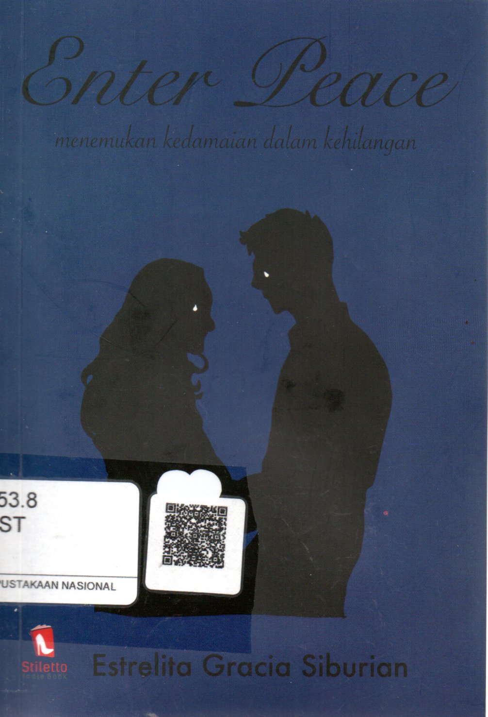 Sampul Enter Peace :  Menemukan Kedamaian dalam Kehilangan / Ilustrasi: Joy Manuel Santoso