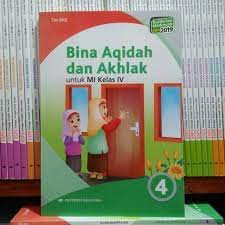 Sampul Bina Aqidah dan Akhlak (4) : Untuk MI Kelas IV / Tim BKG