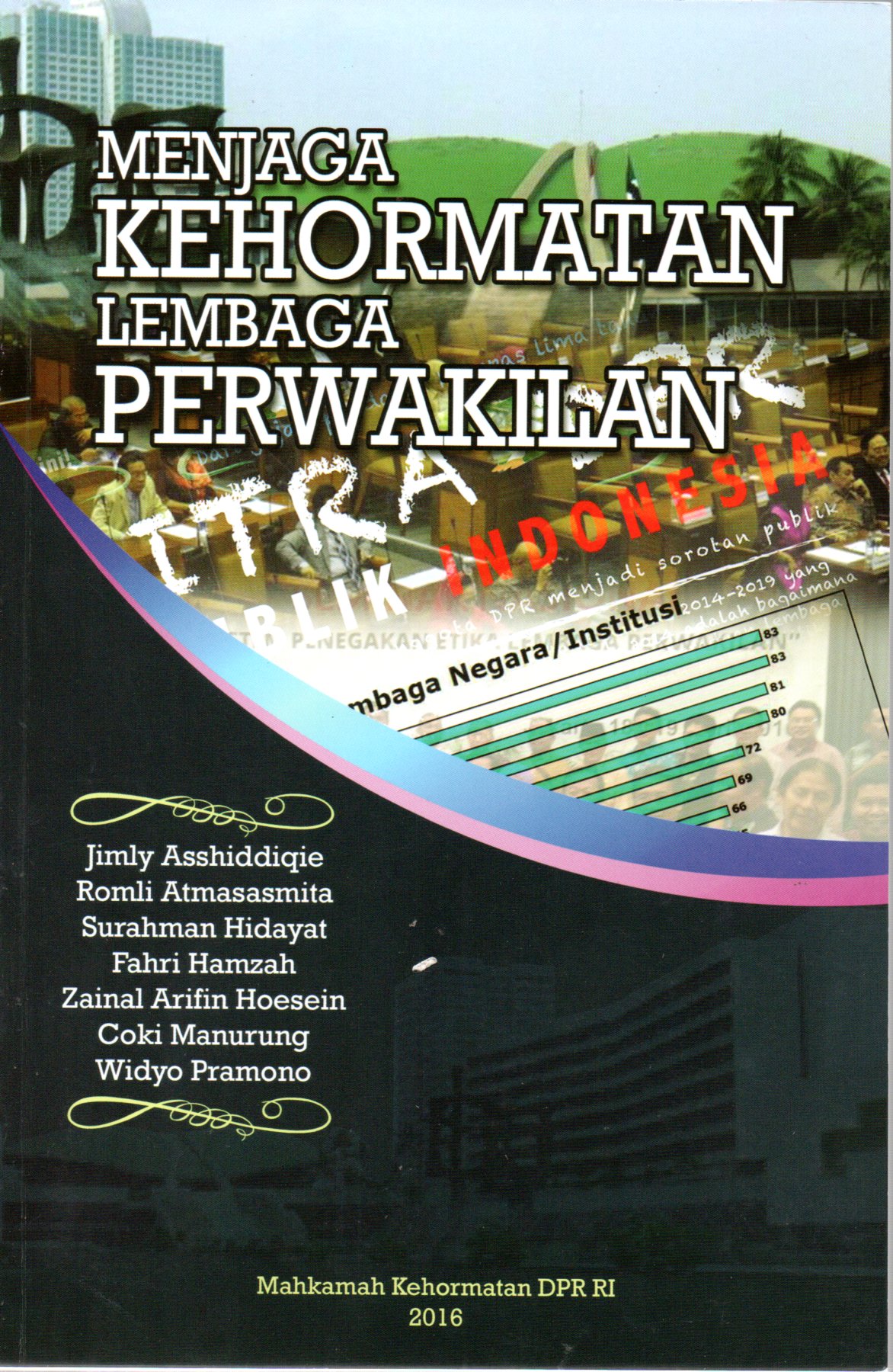 Sampul Menjaga Kehormatan Lembaga Perwakilan / Editor: Tenaga Ahli Mahkamah Kehormatan DPR RI