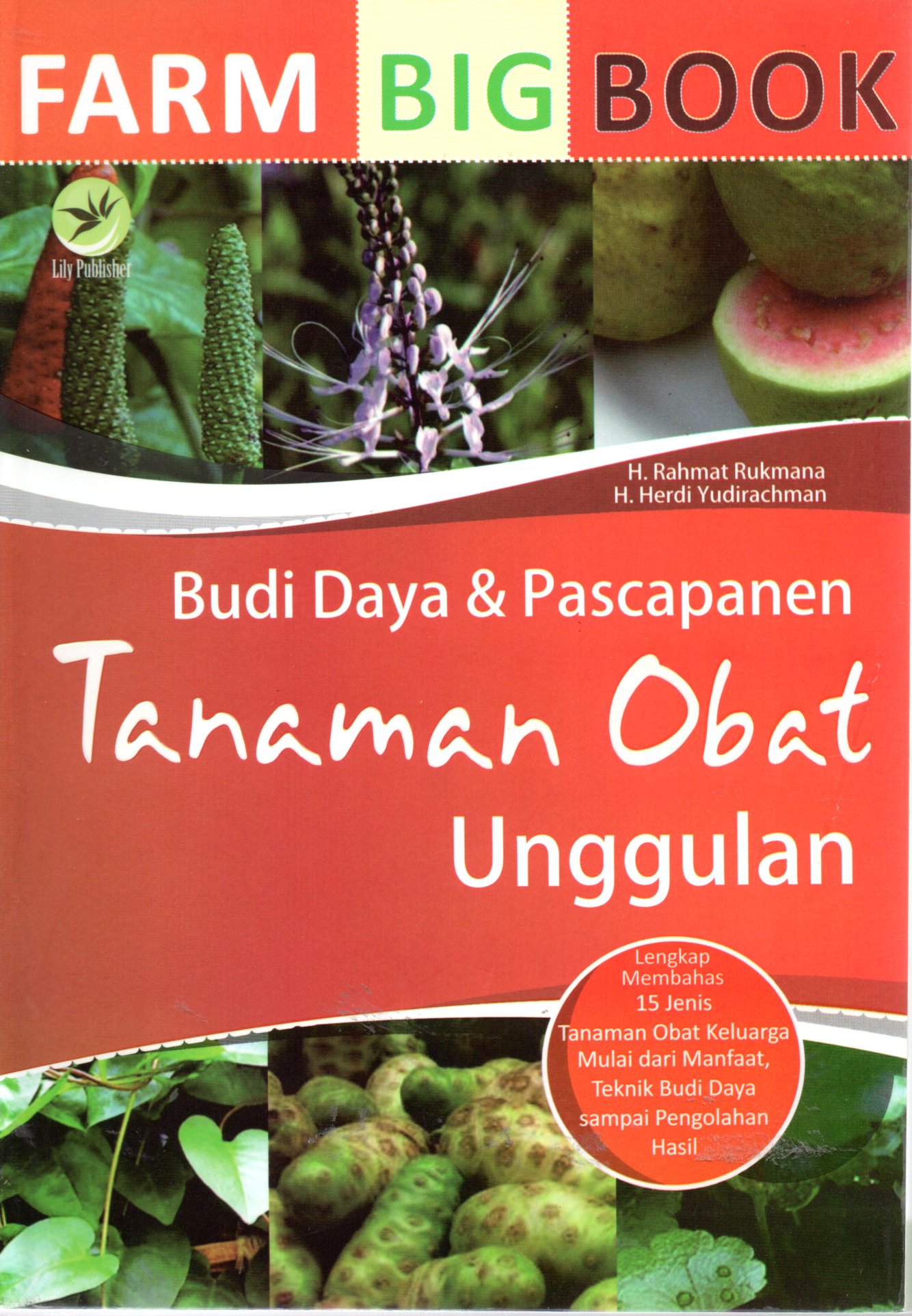 Sampul Farm Bigbook :  Budi Daya dan Pascapanen Tanaman Obat Unggulan / Editor: Maya