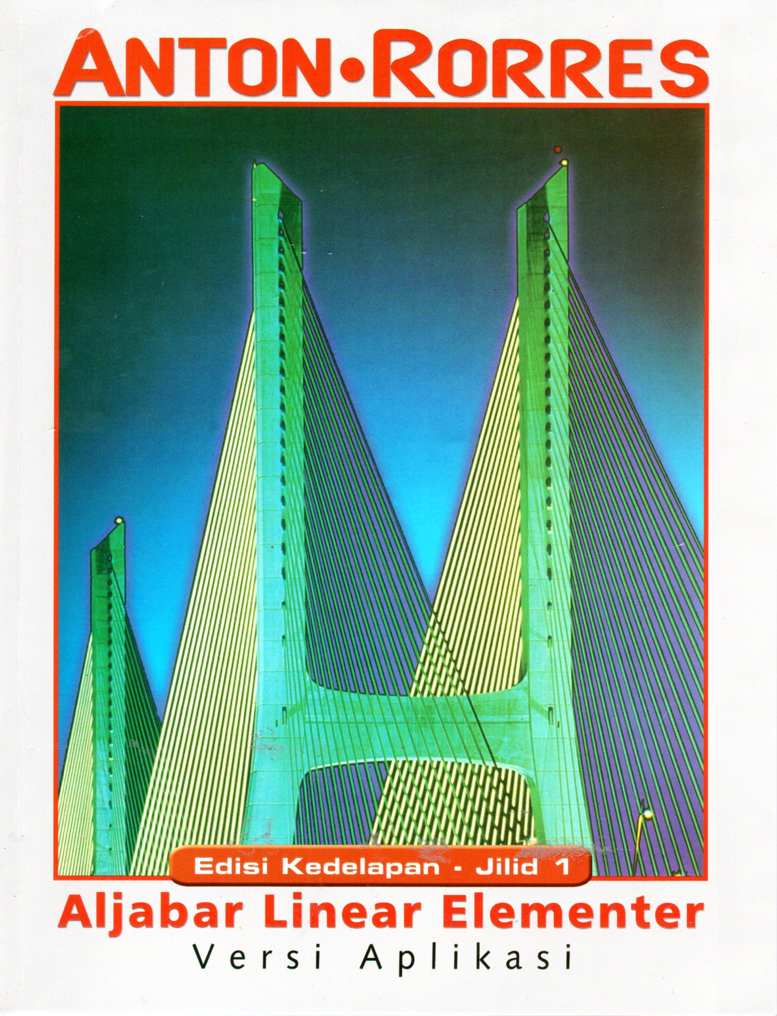 Sampul Aljabar  Linear Elementer Versi Aplikasi / Editor: Amalia Safitri