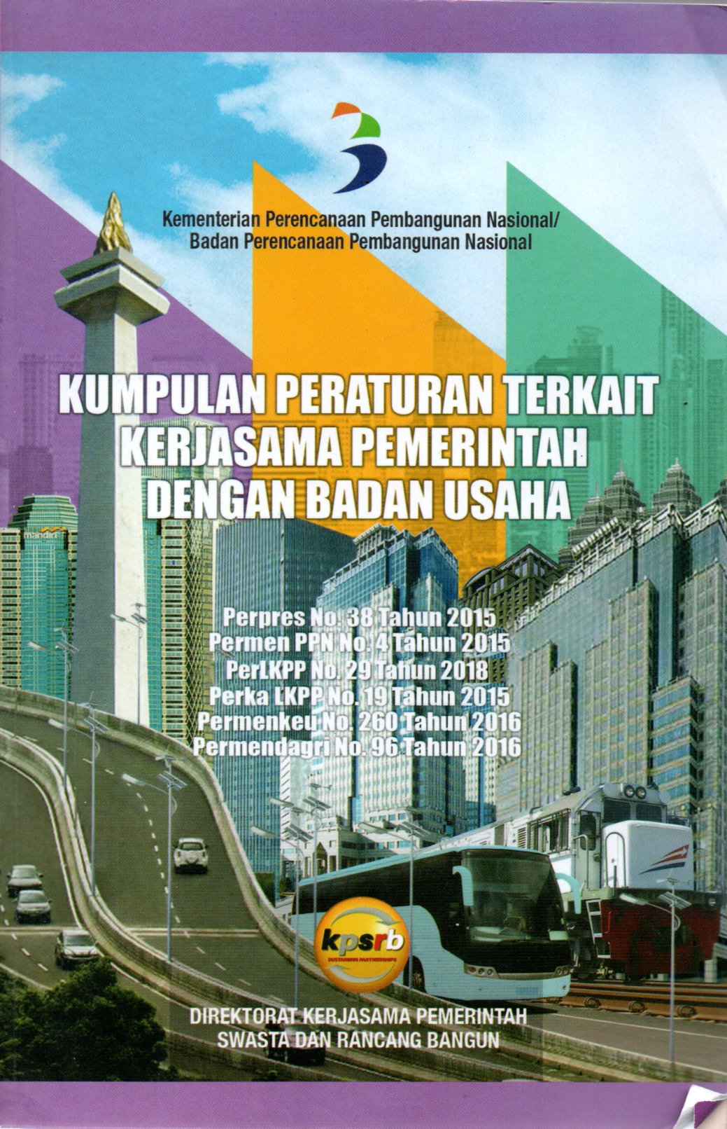 Sampul Kumpulan Peraturan Terkait Kerjasama Pemerintah dengan Badan Usaha