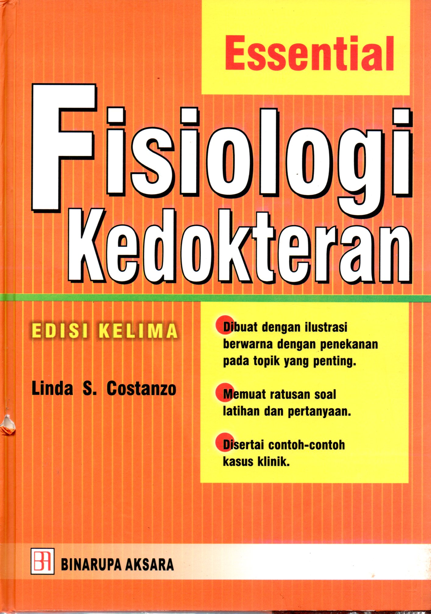 Sampul Essential Fisiologi Kedokteran / Editor: Marwito Wiyanto