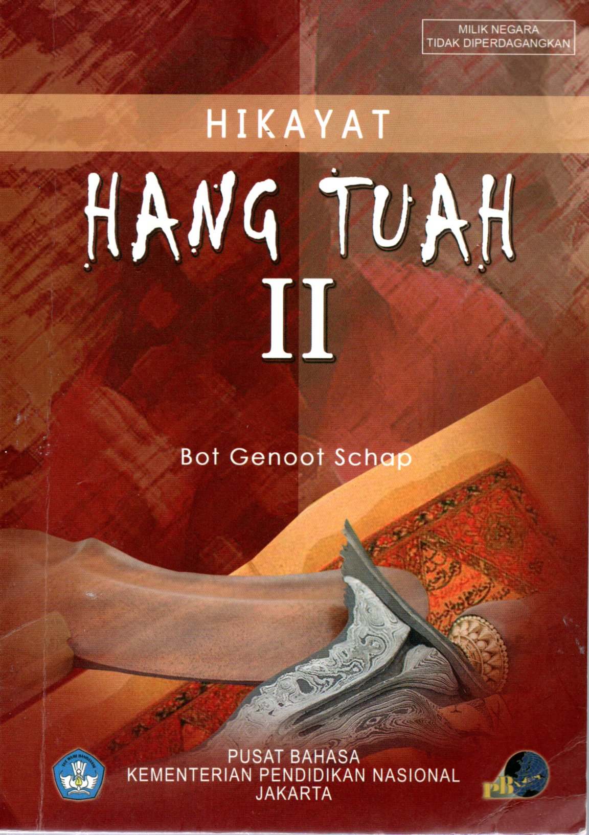 Sampul Hikayat Hang Tuah II