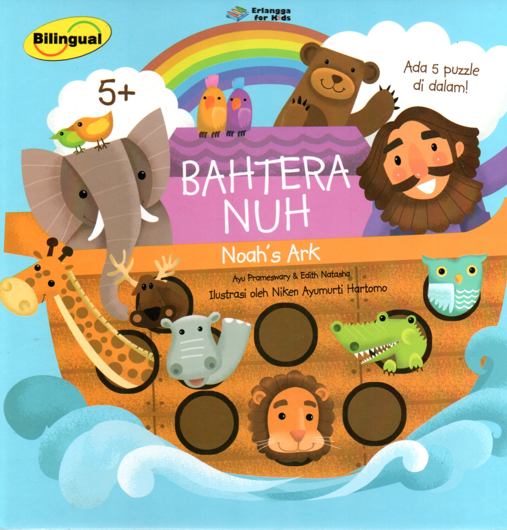 Sampul Bahtera Nuh :  Noah`s Ark / Ilustrasi: Niken Ayumurti Hartomo