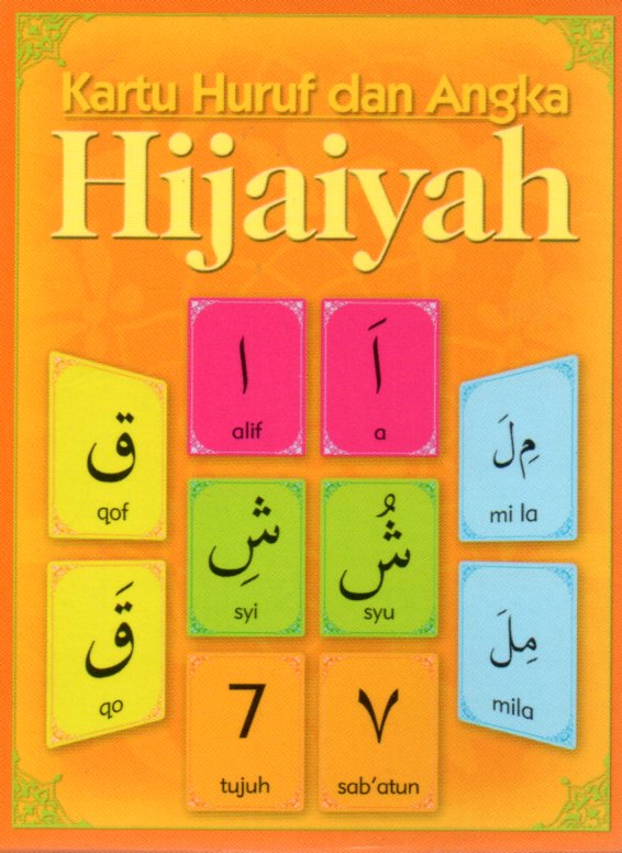 Sampul Kartu Huruf dan Angka :  Hijaiyah / Editor: Riony Anastasya