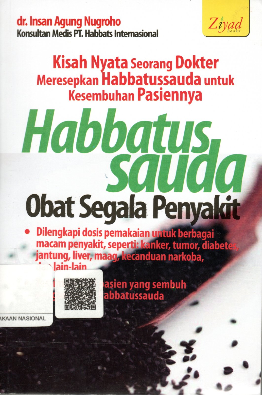 Sampul Habbatussauda :  Obat Segala Penyakit / Penyunting: Endang Rina