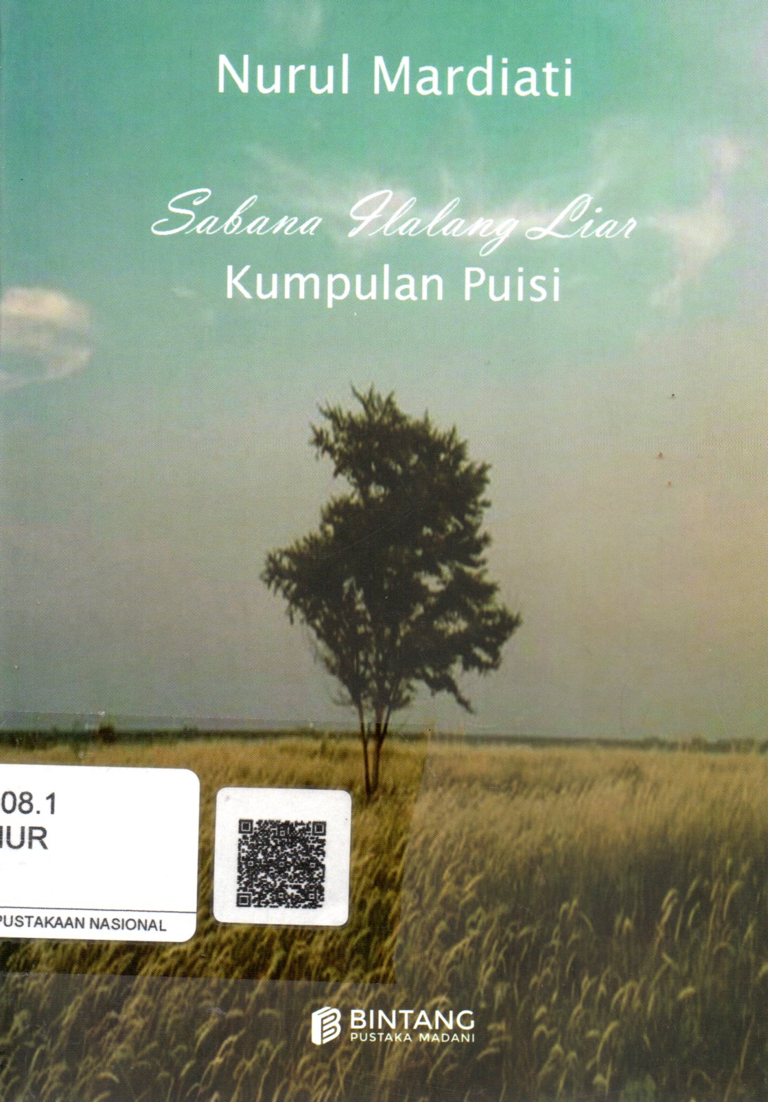 Sampul Sabana Ilalang Liar :  Kumpulan Puisi