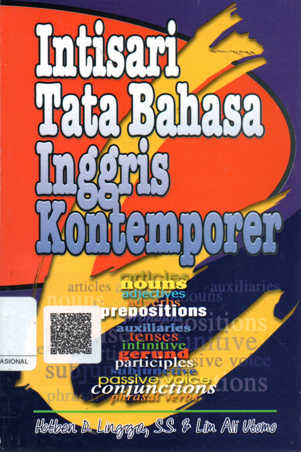 Sampul Intisari Tata Bahasa Inggris Kontemporer / Penyunting: Herman Sudrajat