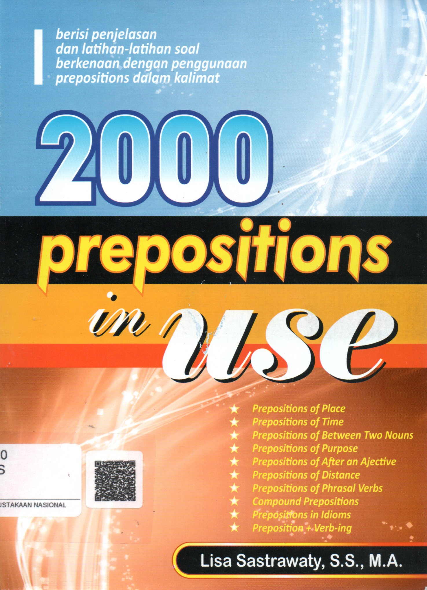Sampul 2000 Prepositions in Use / Penyunting: Choliludin, Astrida Paramitasari