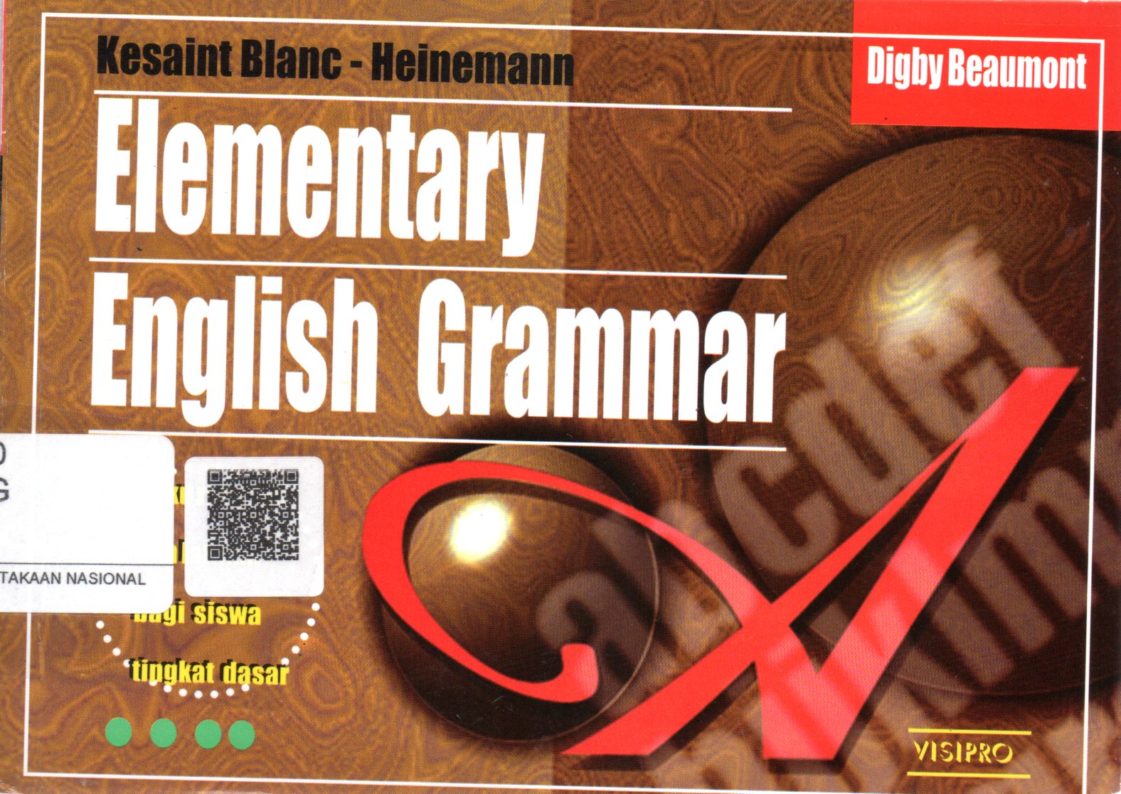Sampul Elementary English Grammar / Penerjemah: Lie Hua