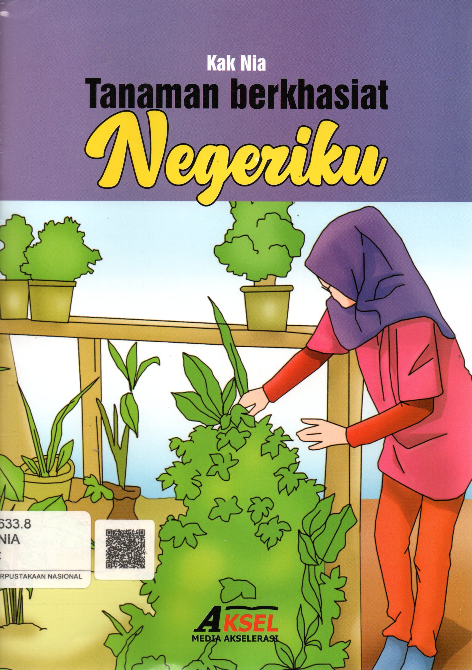 Sampul Tanaman Berkhasiat Negeriku / Ilustrator: Isnaeni