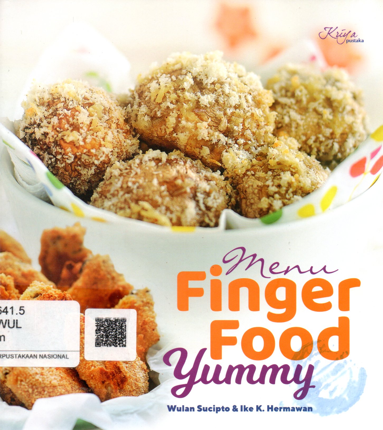 Sampul Menu Finger Food Yummy / Penyunting: Septi Rinasusanti