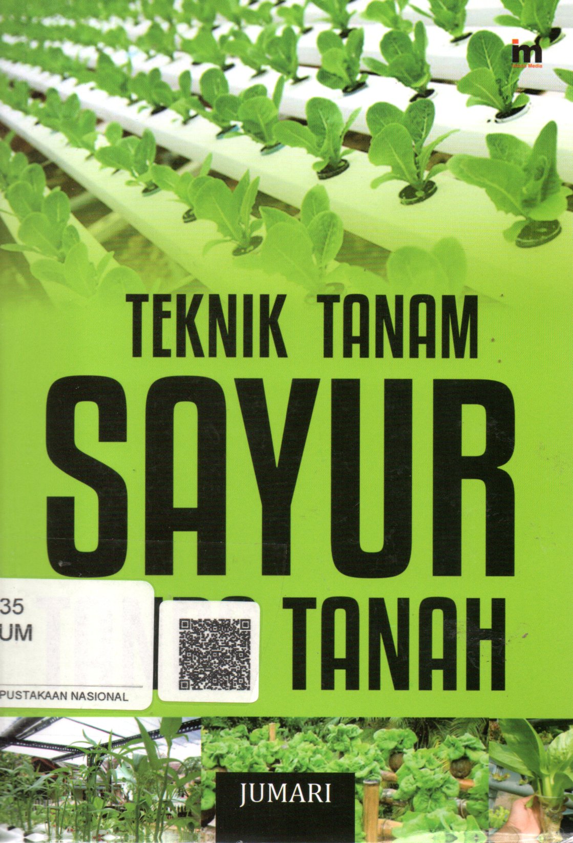 Sampul Teknik Tanam Sayur Tanpa Tanah / Penyunting: Wahyu
