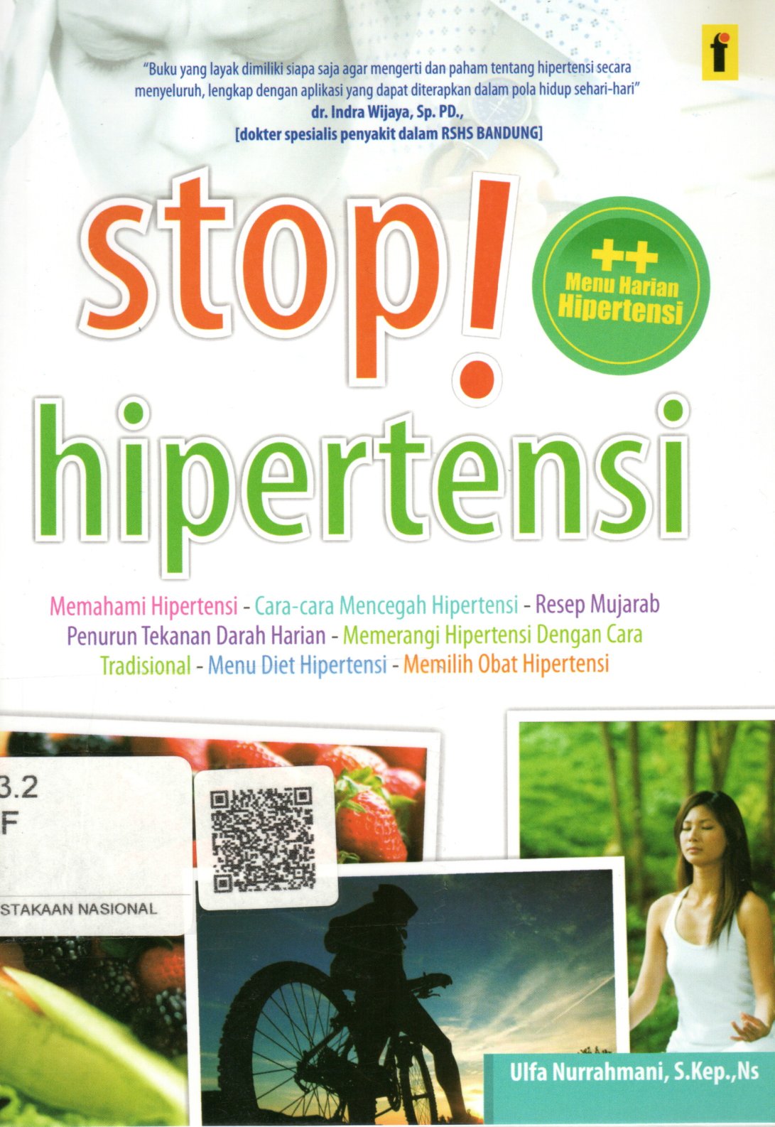 Sampul Stop! Hipertensi / Ulfah Nurrahmani, Editor: Qoni