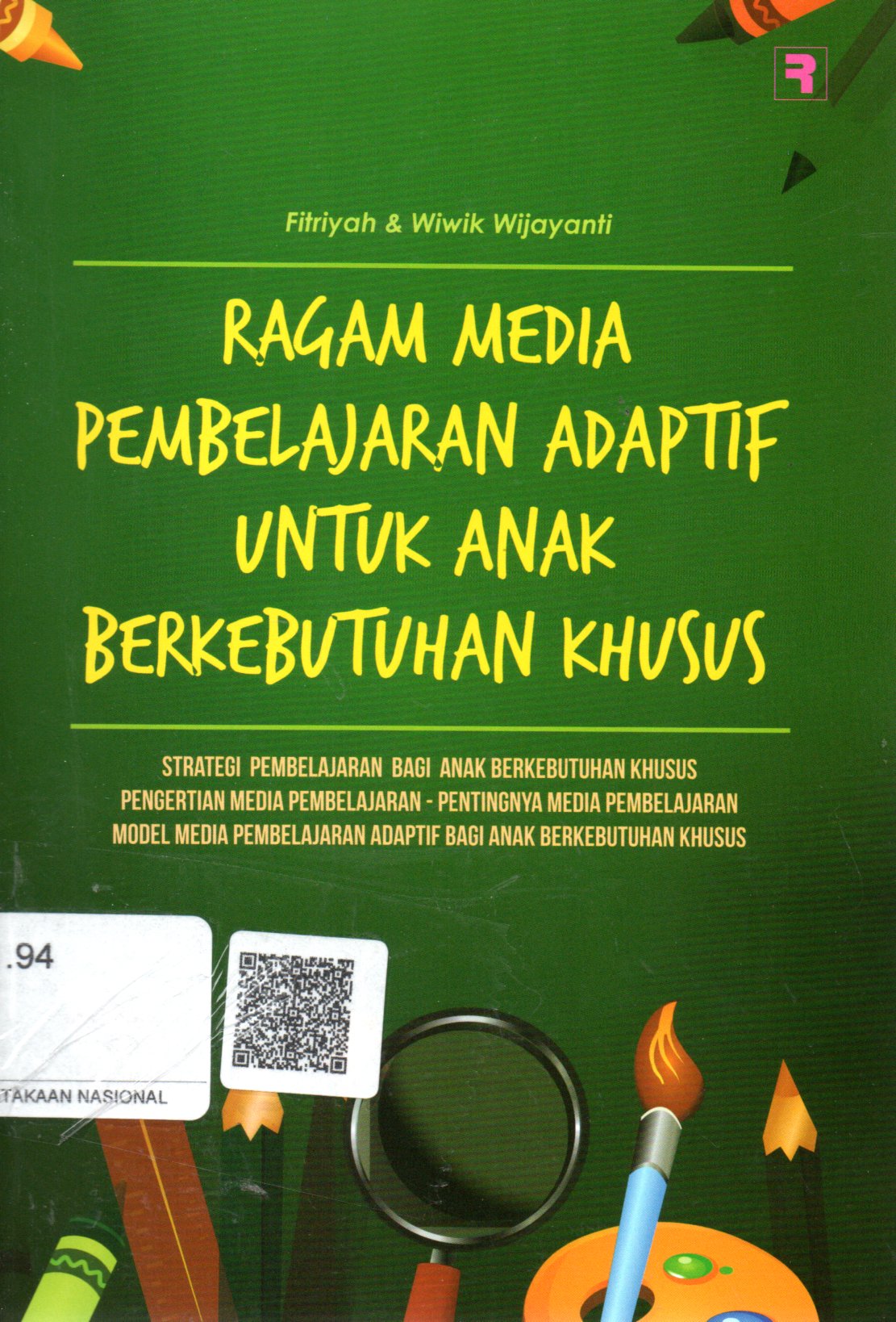 Sampul Ragam Media Pembelajaran Adaptif untuk Anak Berkebutuhan Khusus / Penyunting: Abd. Kholiq