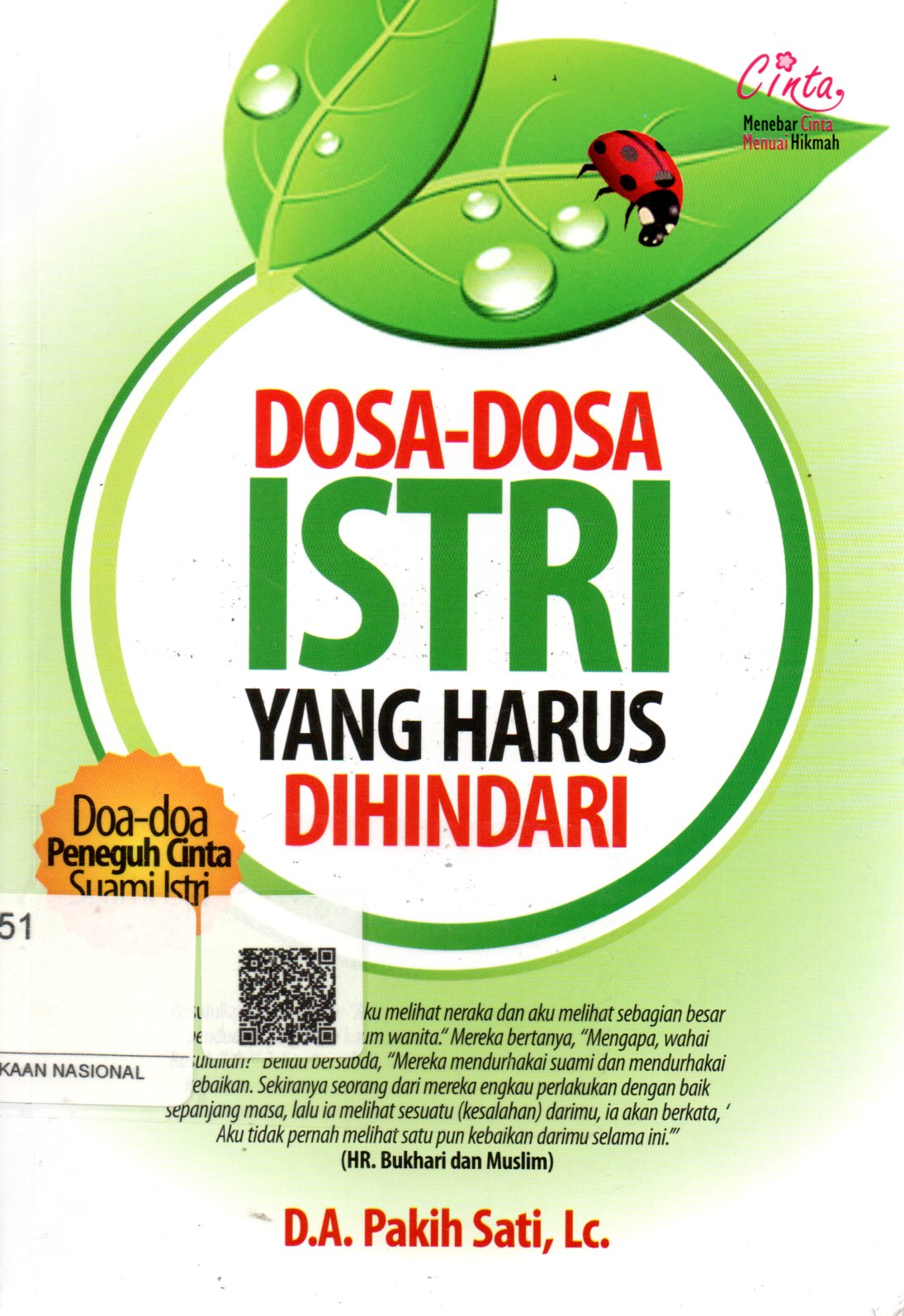 Sampul Dosa-Dosa Istri yang Harus Dihindari