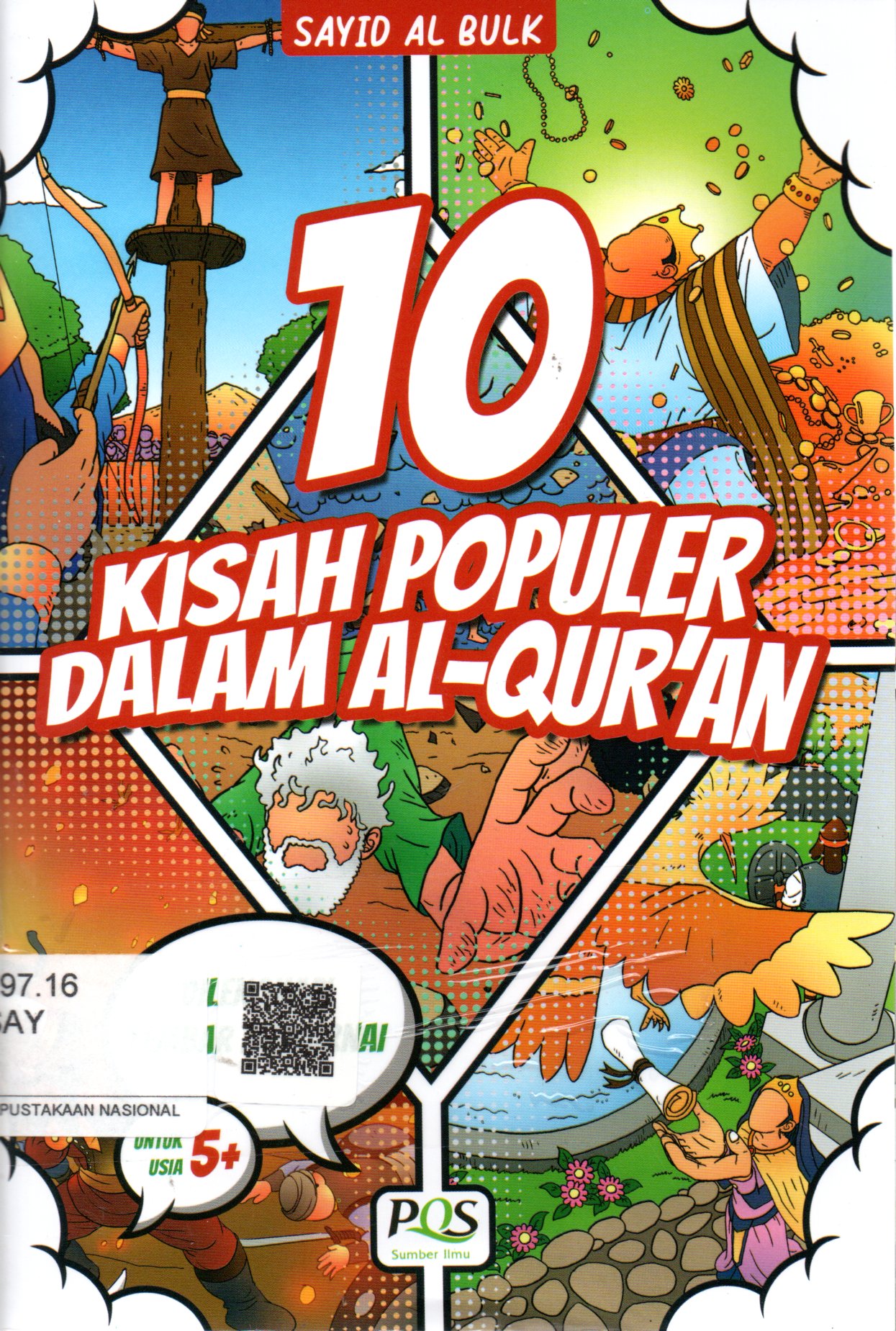 Sampul 10 Kisah Populer Dalam Al-Qur'an / Penerjemah: Inay Nazahah