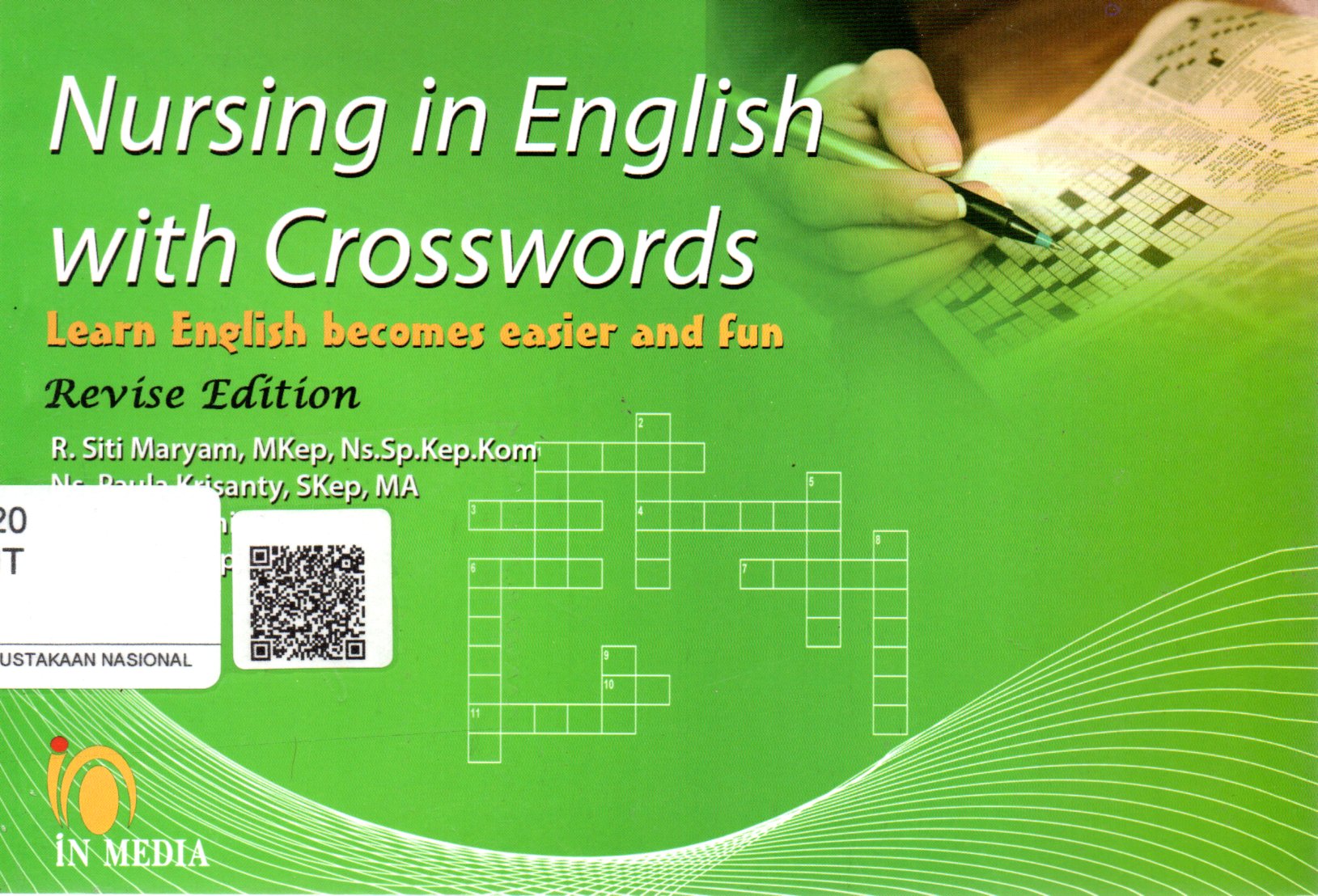 Sampul Nursing in English with Crosswords :  Learn English Becomes Easier and Fun