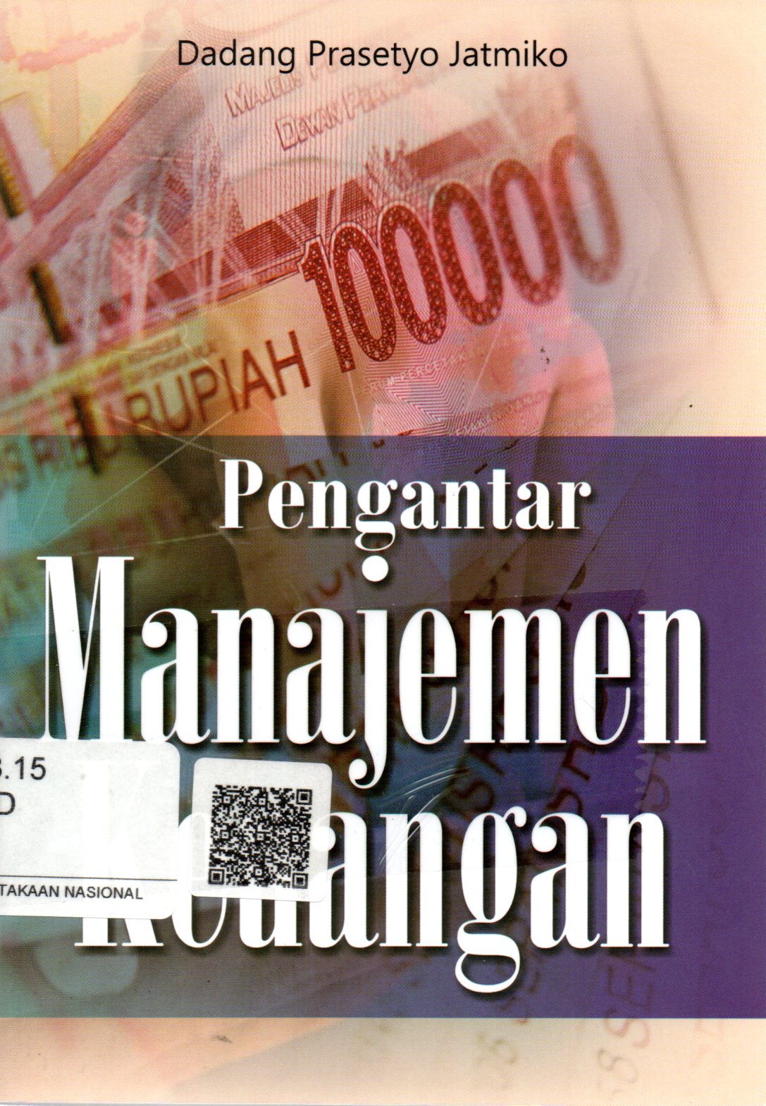 Sampul Pengantar Manajemen Keuangan / Editor: Dadang Prasetyo Jatmiko