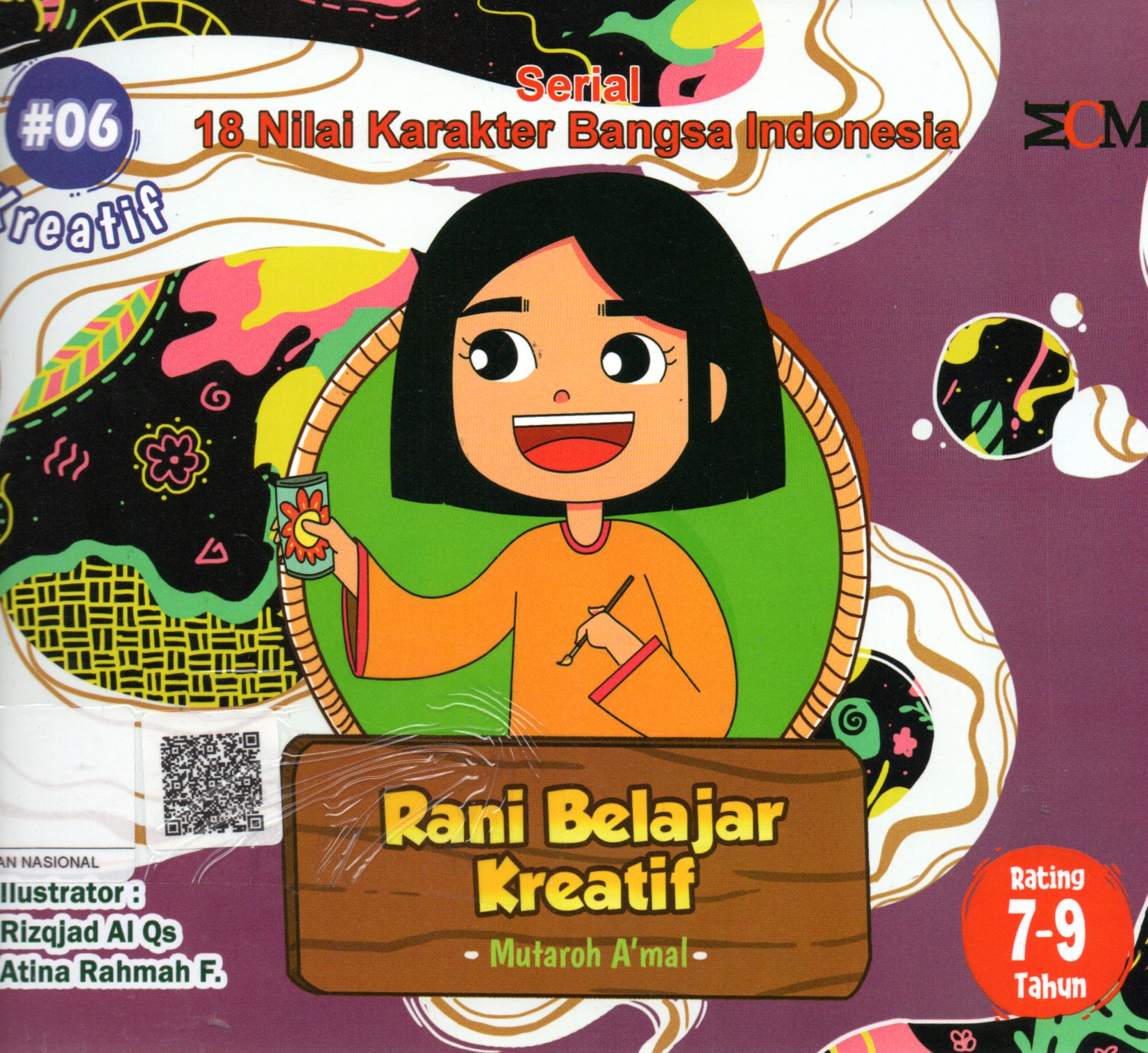 Sampul Rani Belajar Kreatif :  Serial 18 Nilai Karakter Bangsa Indonesia / Editor: Amal