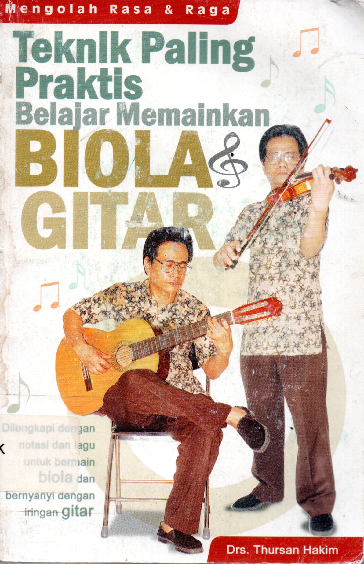 Sampul Teknik Paling Praktis Belajar Memainkan Biola dan Gitar / Penyunting: Tanudi