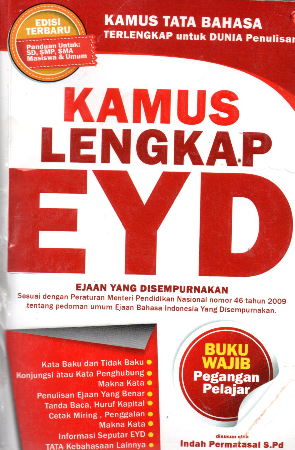Sampul Kamus Lengkap EYD Ejaan Yang Disempurnakan