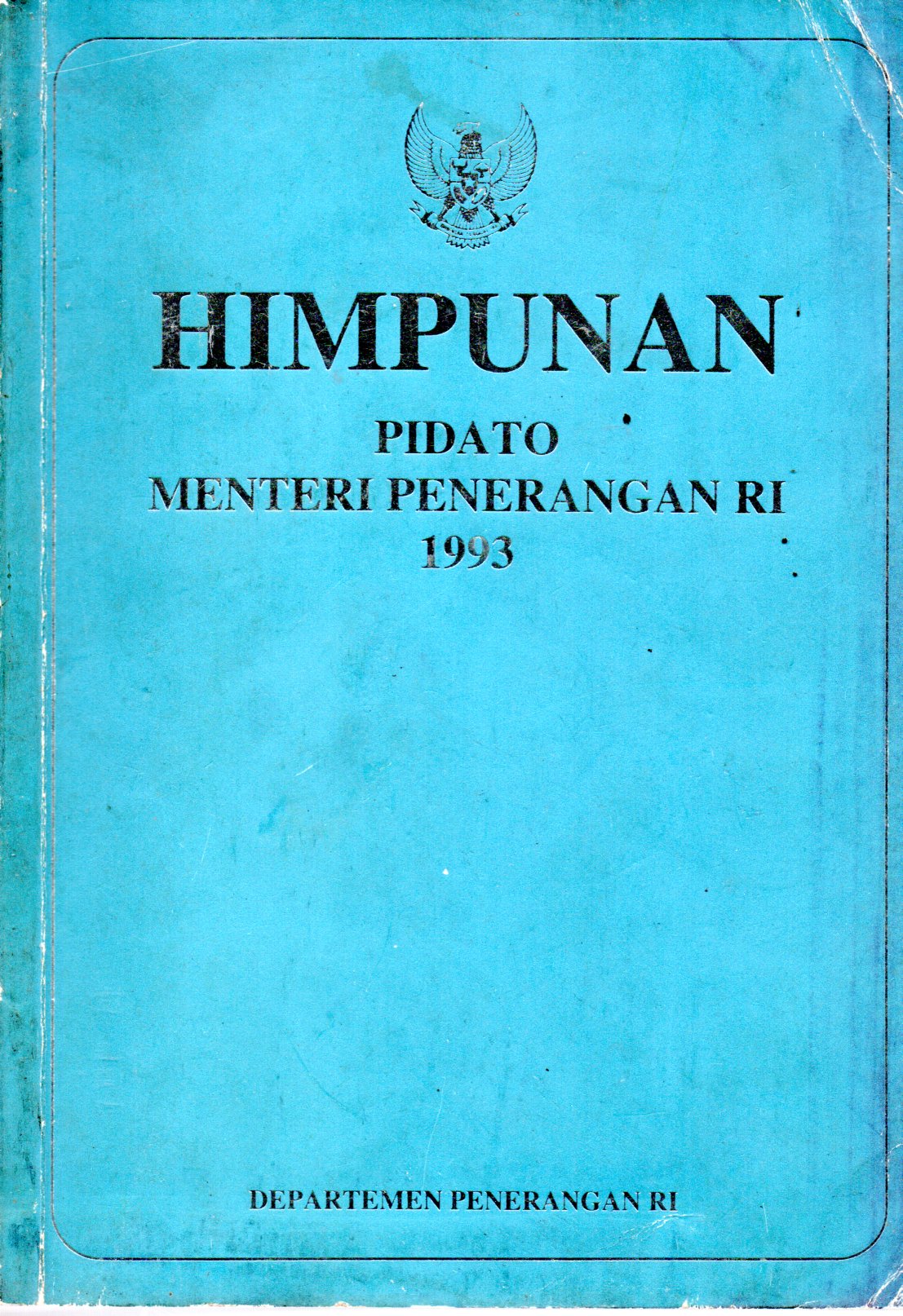 Sampul Himpunan Pidato Menteri Penerangan RI 1993