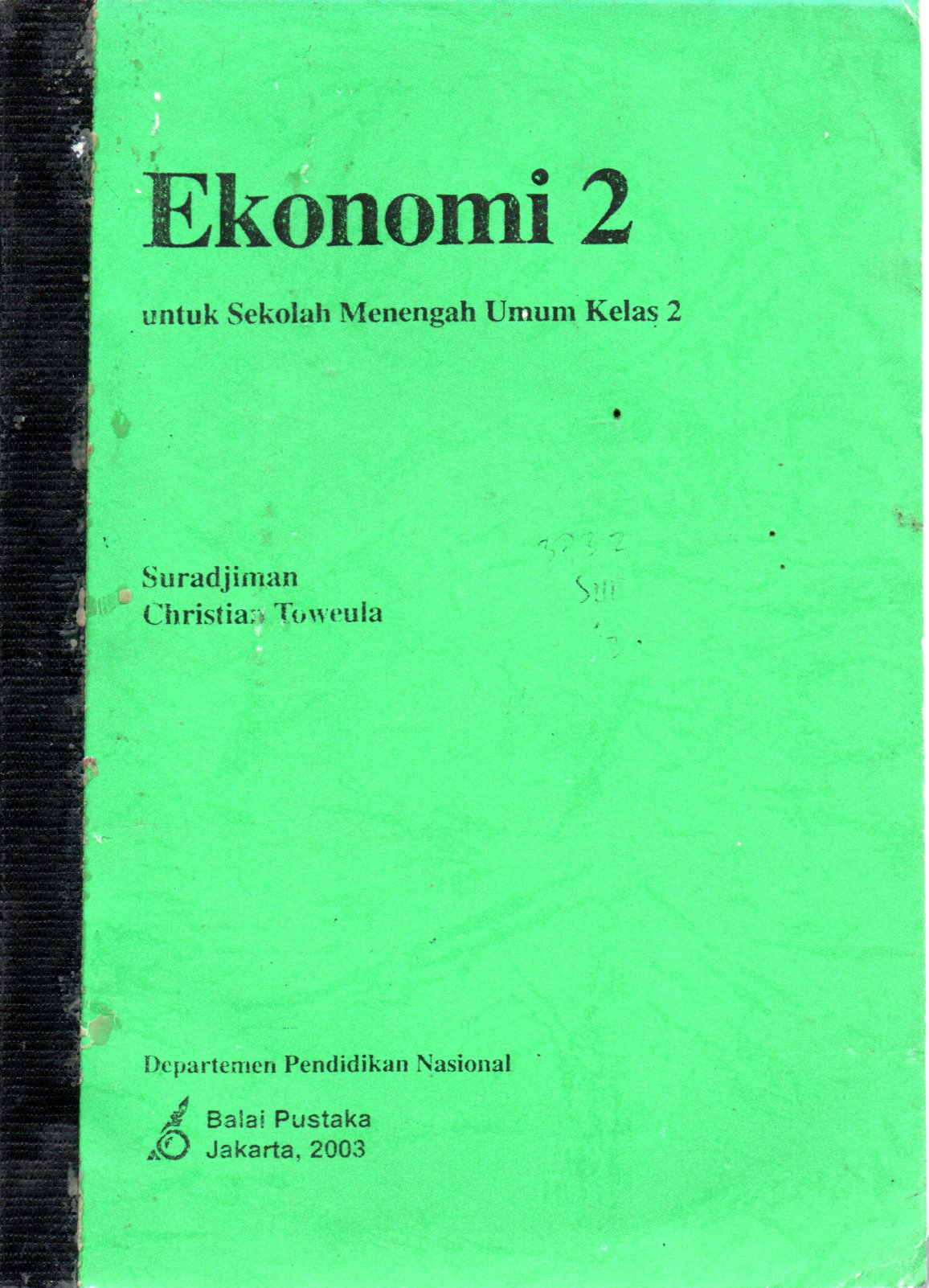 Sampul Ekonomi 2 :  untuk Sekolah Menengah Umum Kelas 2
