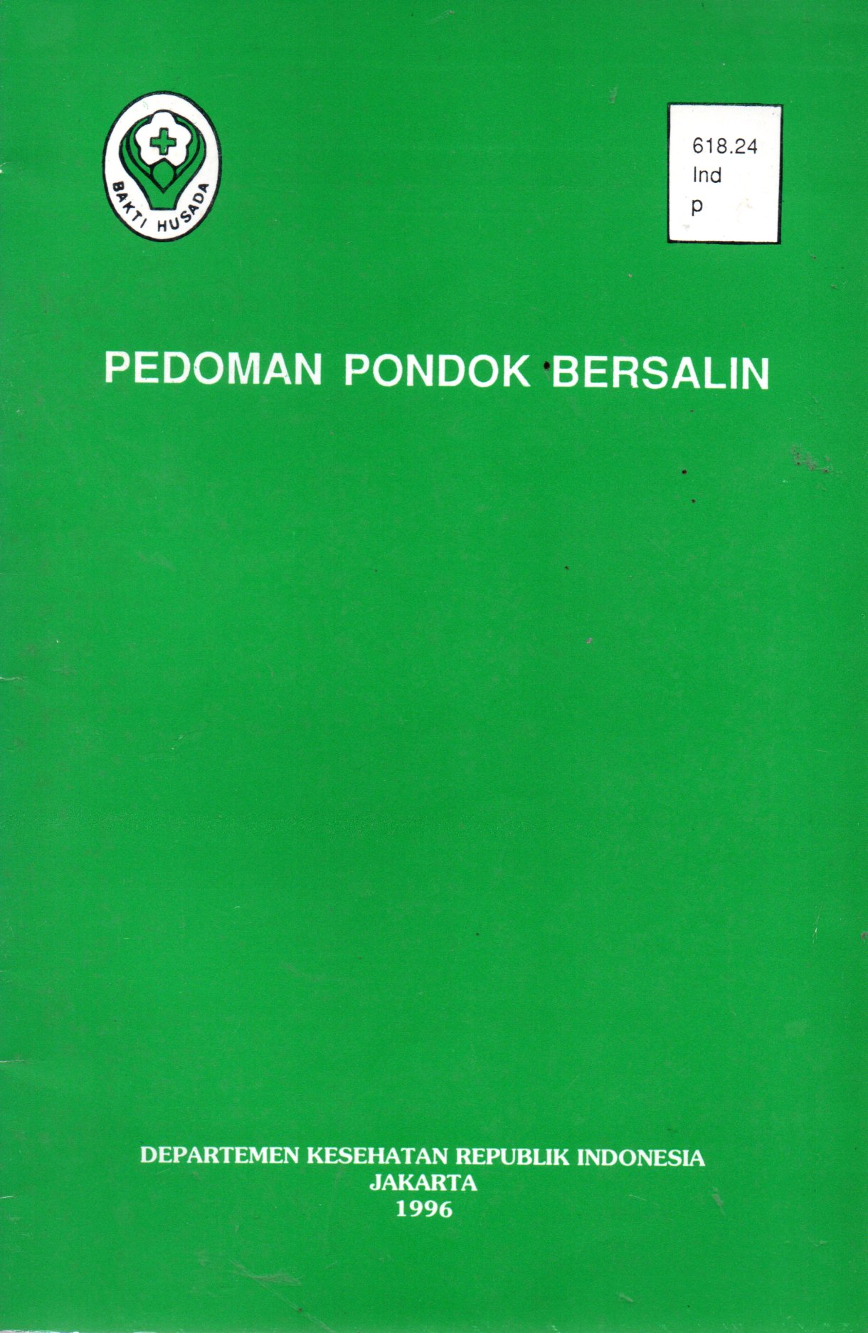 Sampul Pedoman Pondok Bersalin