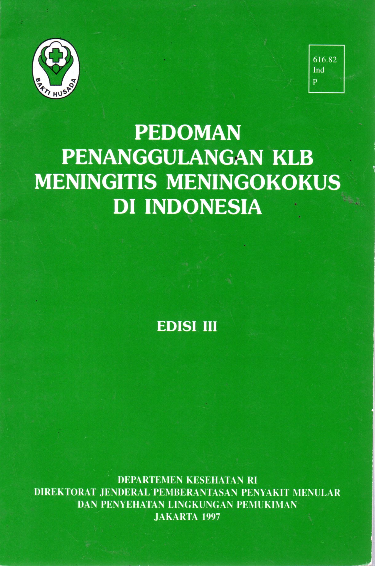 Sampul Pedoman Penanggulangan KLB Meningitis Meningokokus di Indonesia