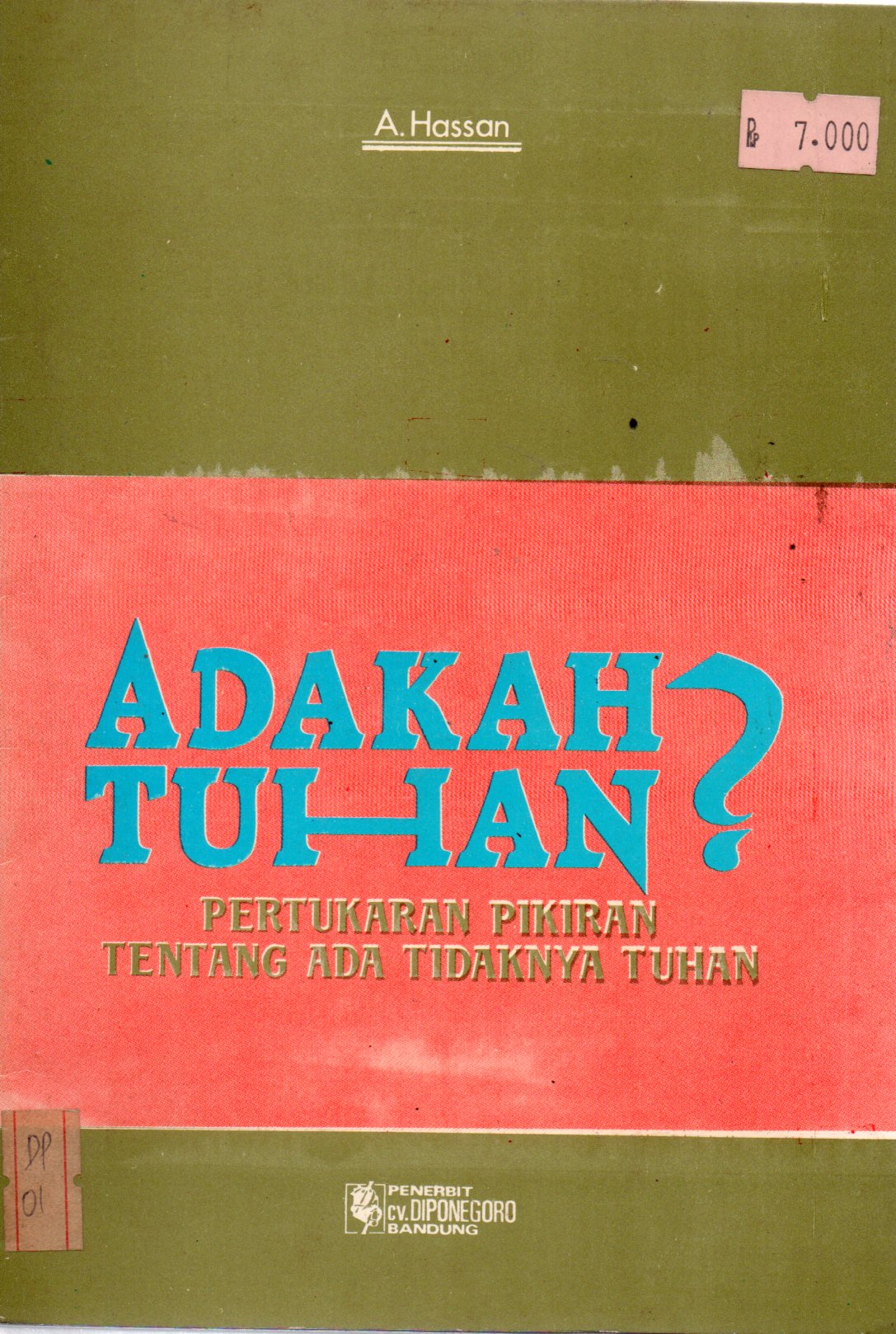 Sampul Adakah Tuhan? :  Pertukaran Fikiran tentang Ada-Tidaknya Tuhan