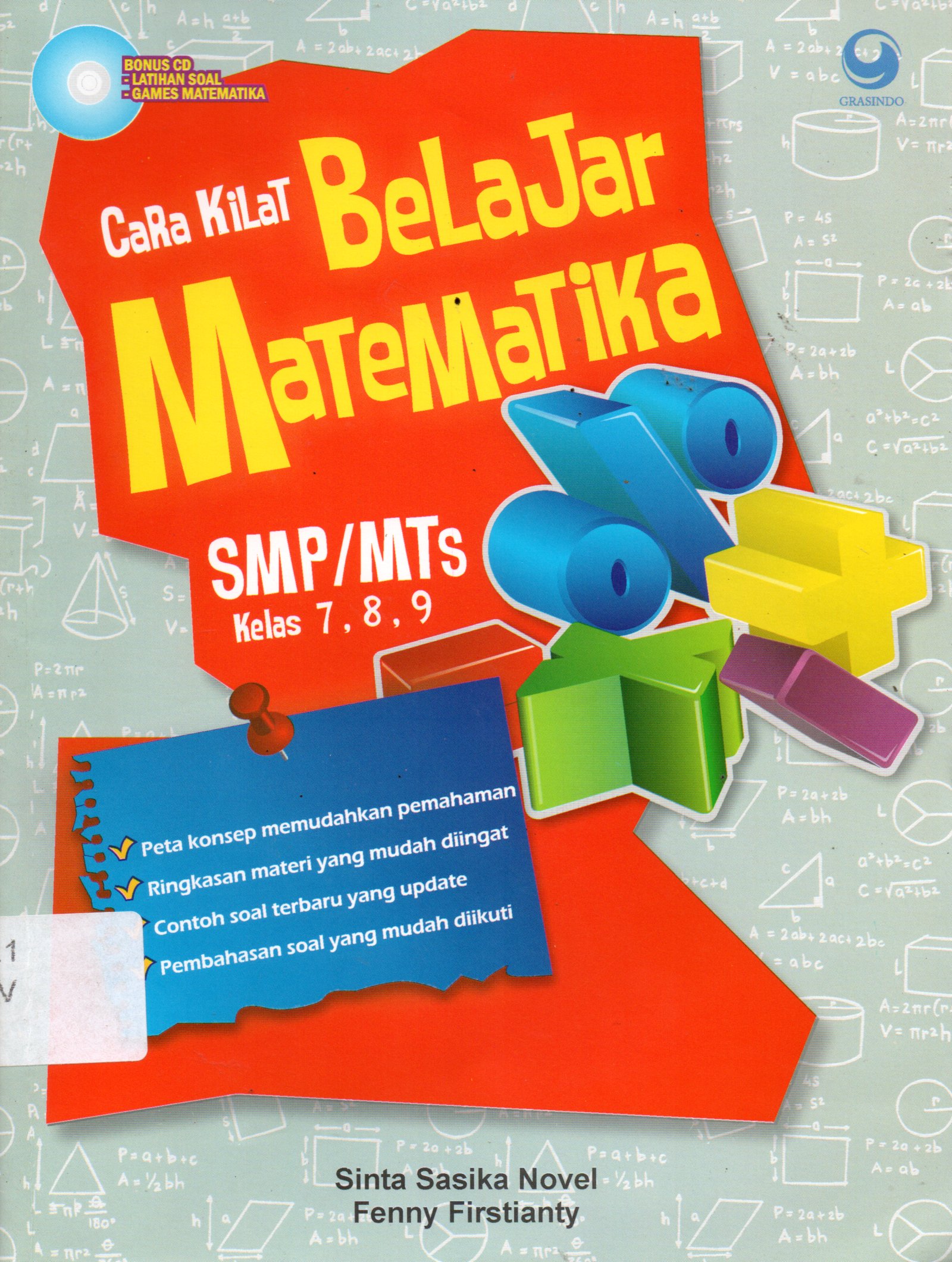 Sampul Cara Kilat Belajar Matematika :  SMP/MTS Kelas 7,8,9