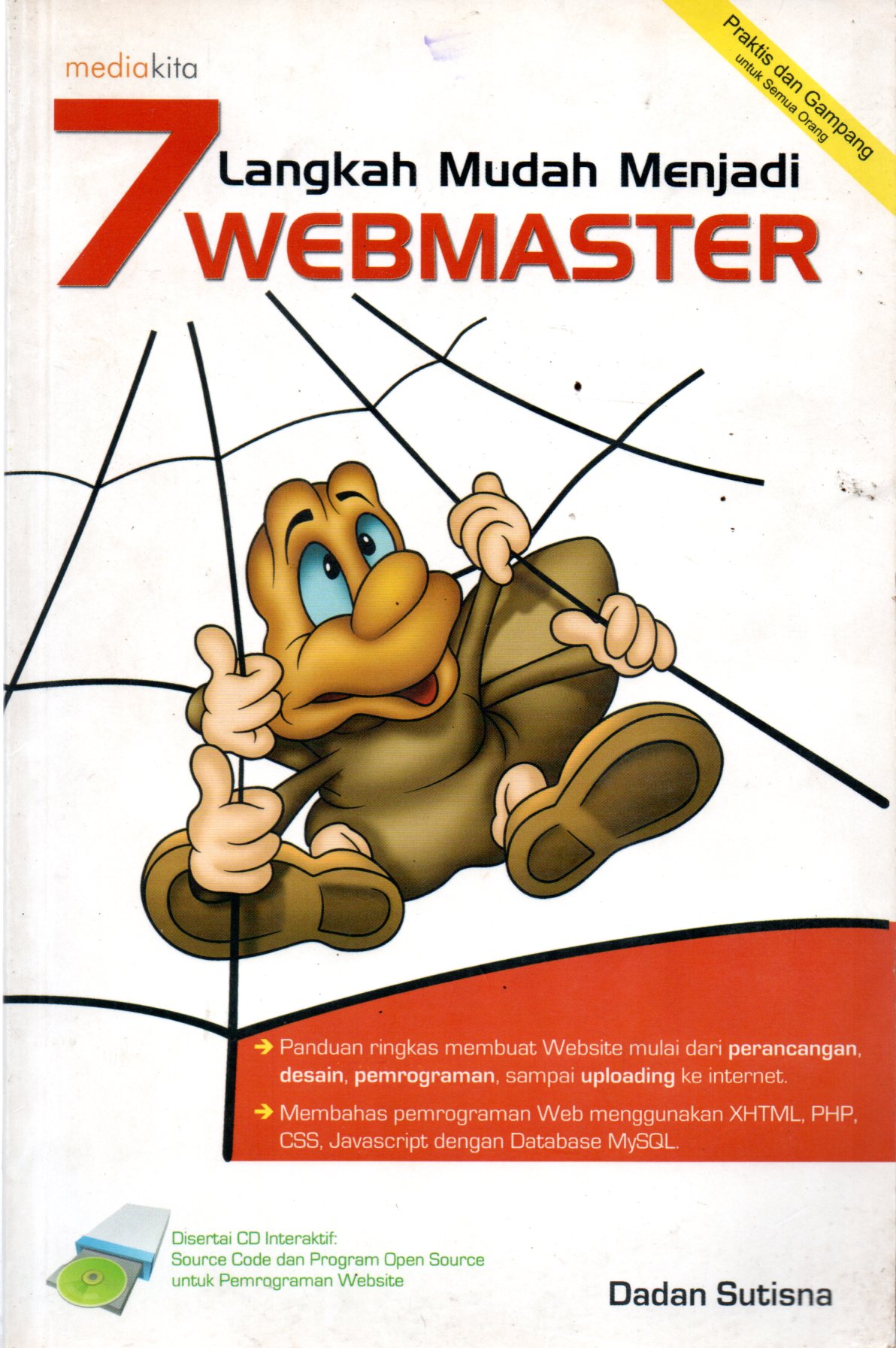 Sampul 7 Langkah Mudah Menjadi Webmaster / Penyunting: Sudarma