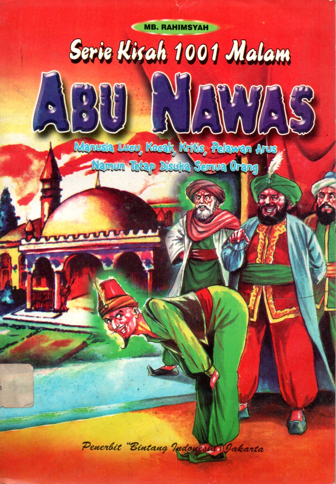 Sampul Serie Kisah 1001 Malam :  Abu Nawas