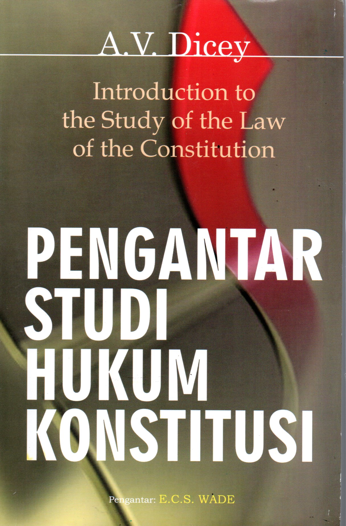 Sampul Pengantar Studi Hukum Konstitusi / Penerjemah: Nurhadi