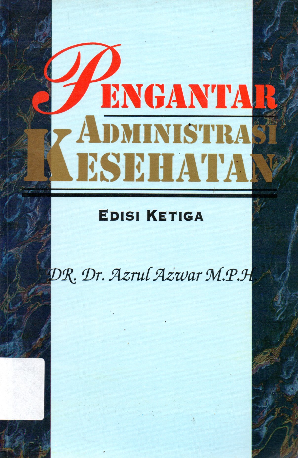 Sampul Pengantar Administrasi Kesehatan