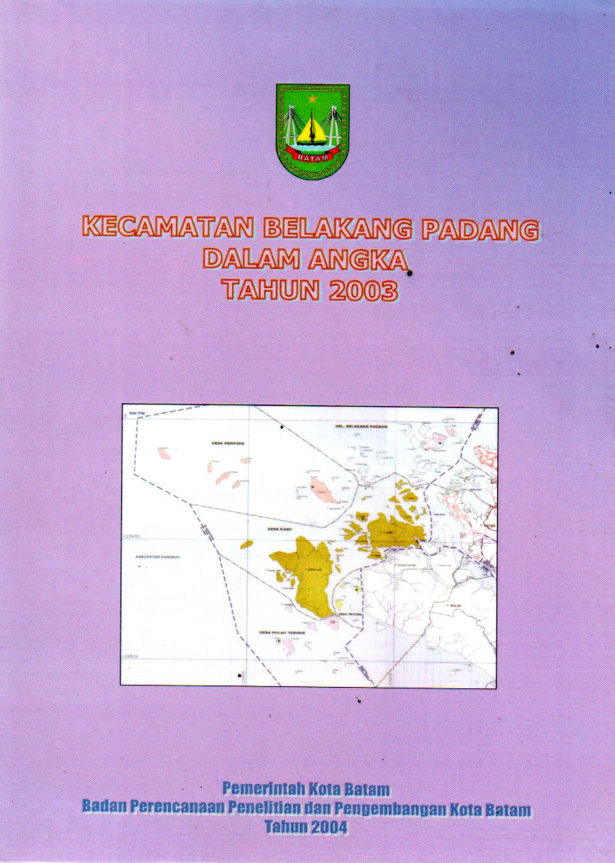 Sampul Kecamatan Belakang Padang dalam Angka Tahun 2003