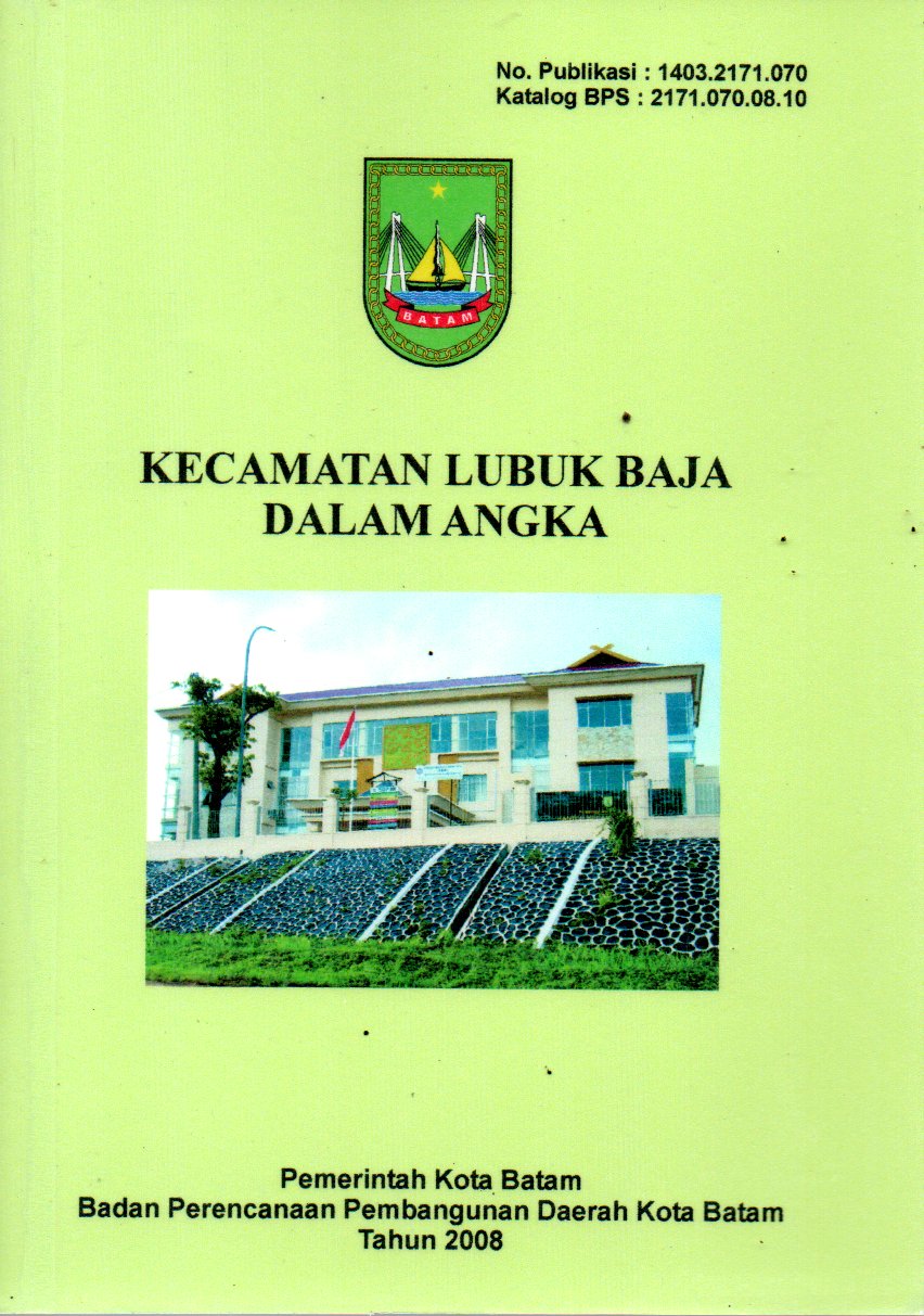 Sampul Kecamatan Lubuk Baja dalam Angka :  Tahun 2008