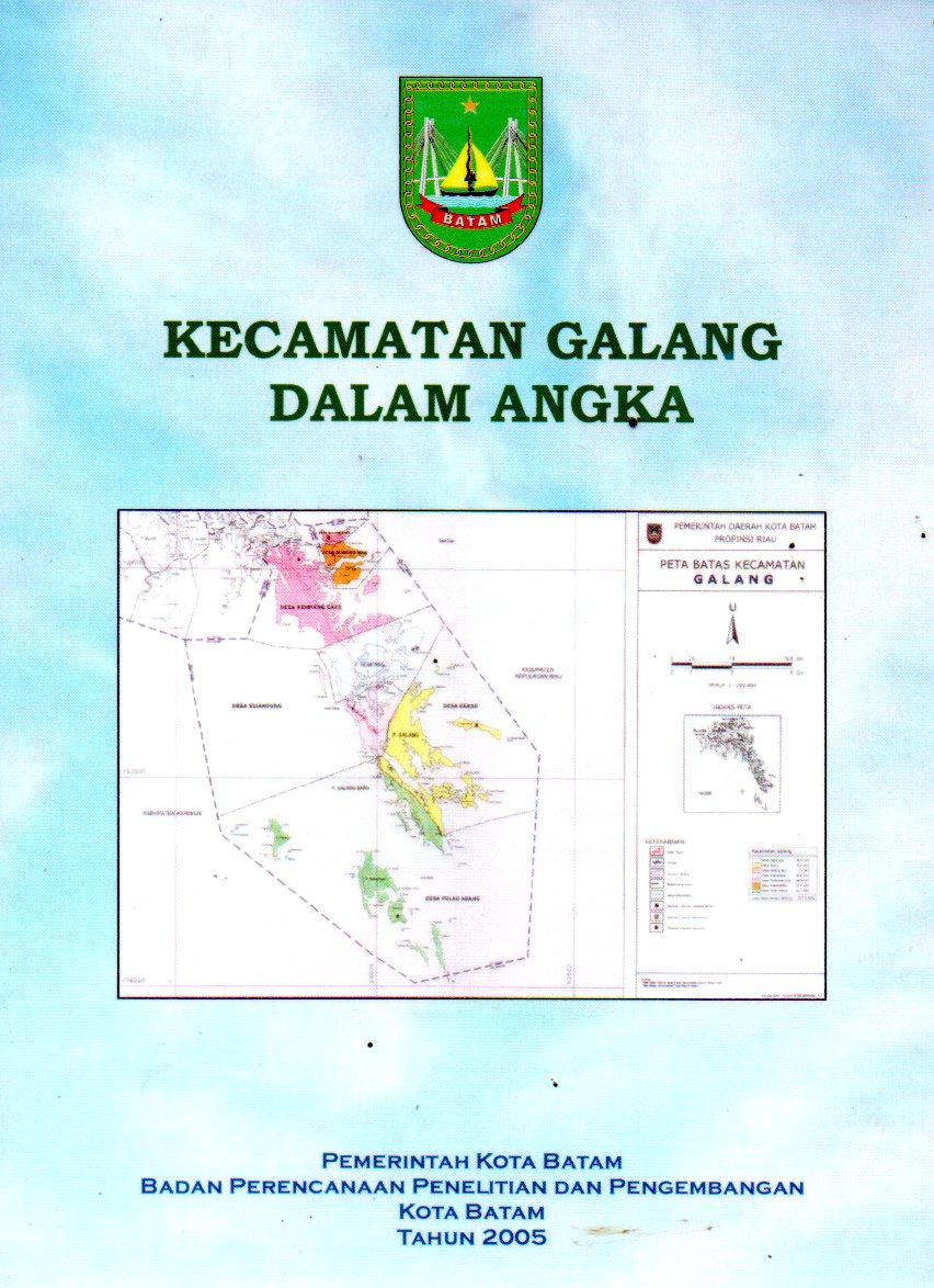 Sampul Kecamatan Galang dalam Angka :  Tahun 2005