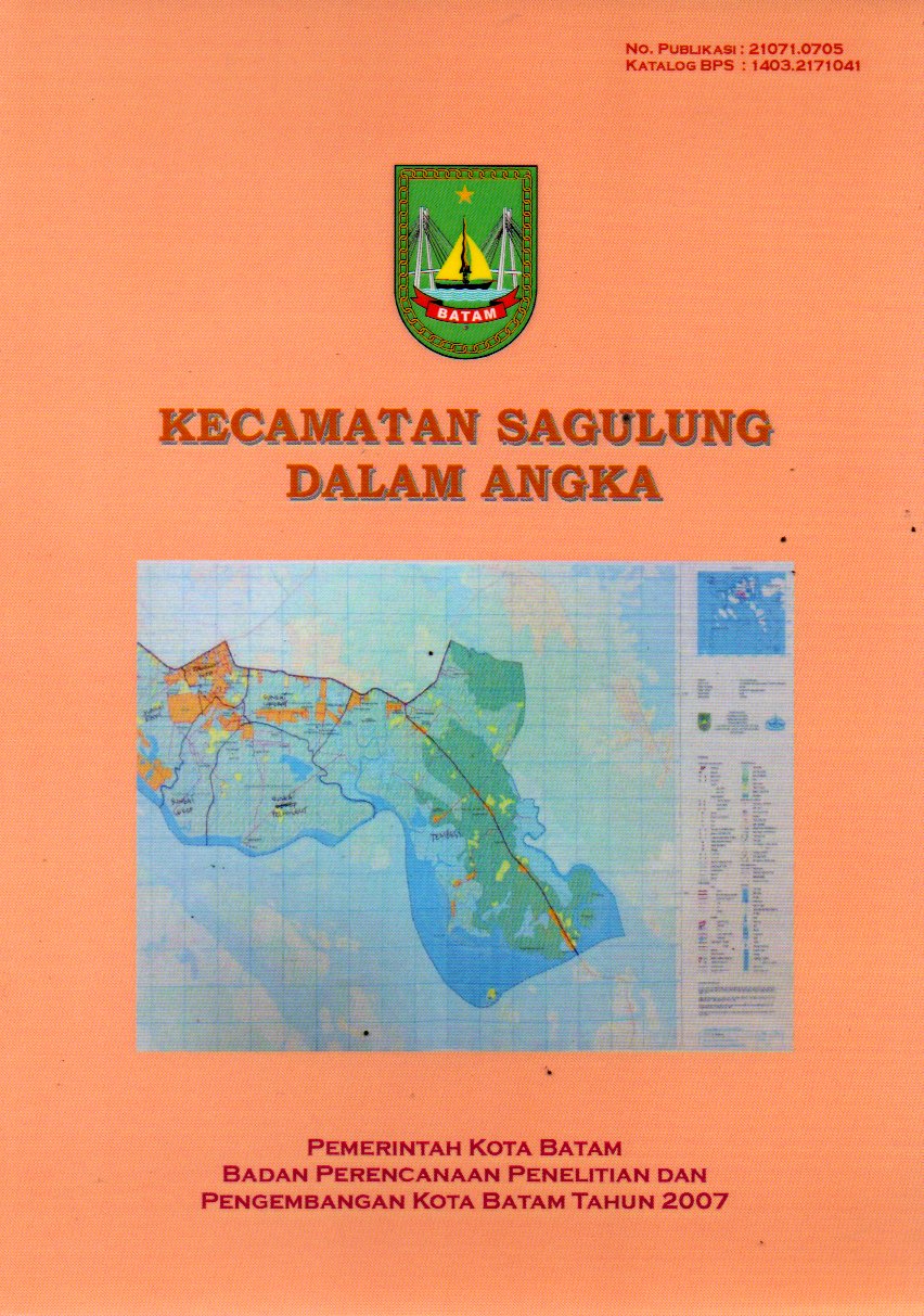 Sampul Kecamatan Sagulung dalam Angka :  Tahun 2007